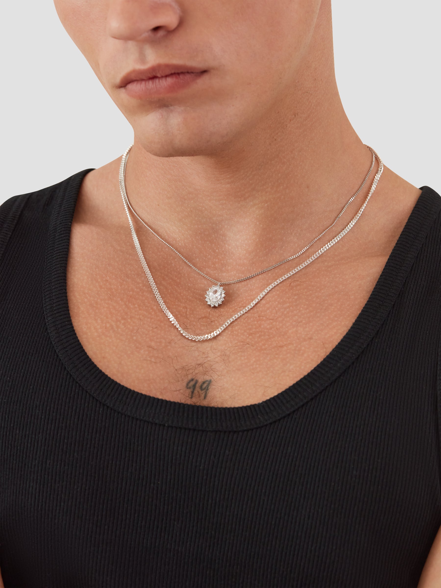 Silver Classic Cuban Chain S