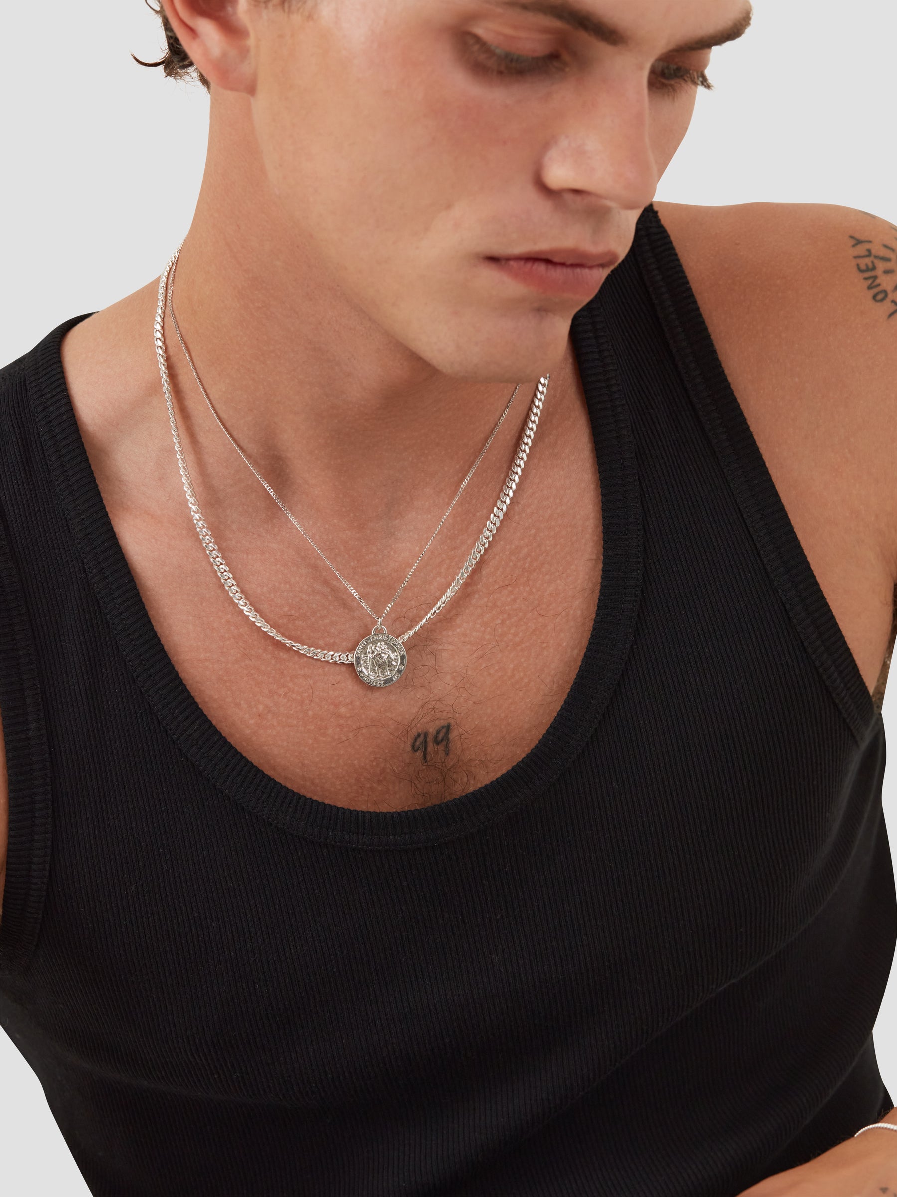 Silver Classic Cuban Chain S