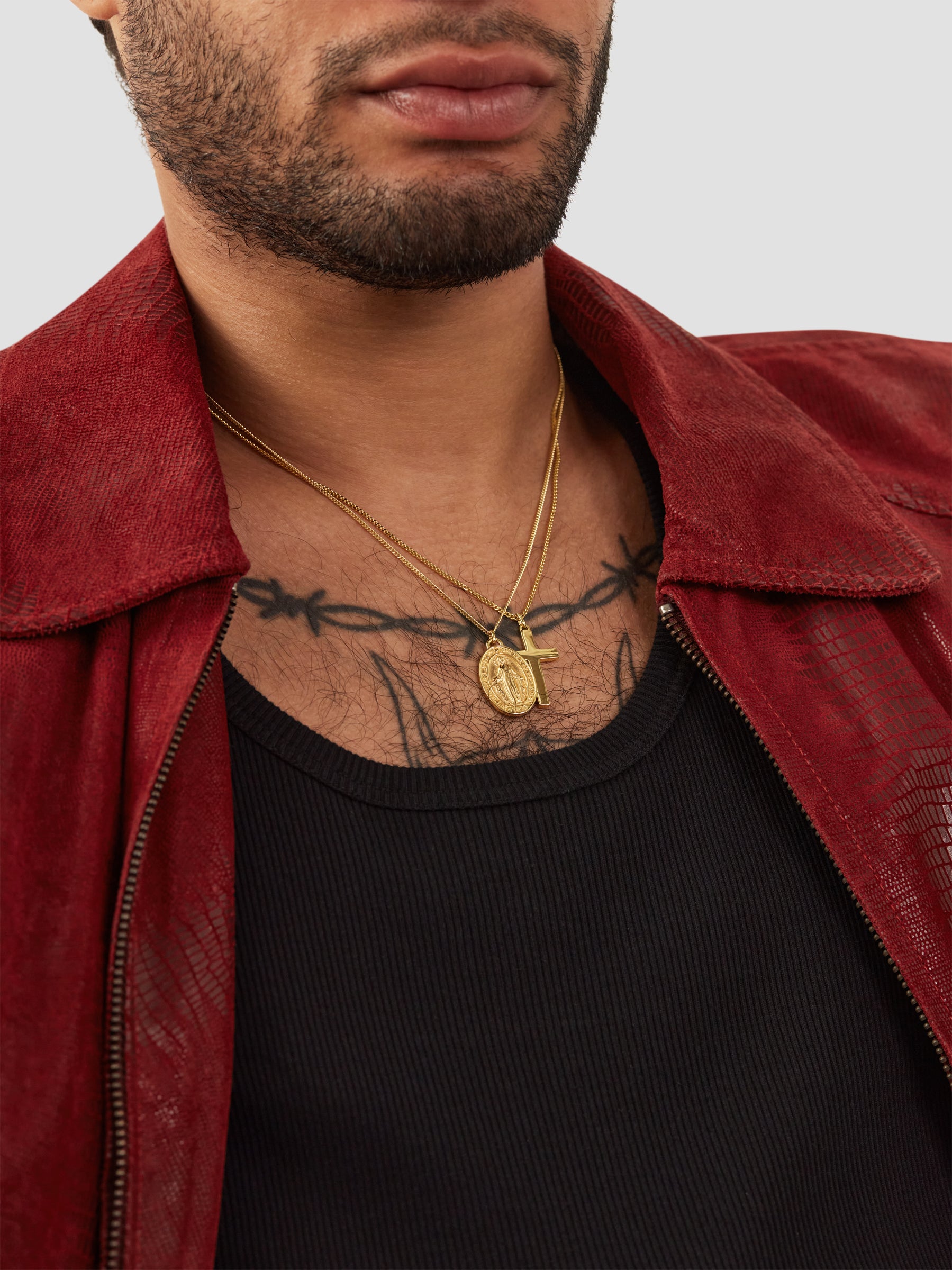 Gold St Mary Pendant