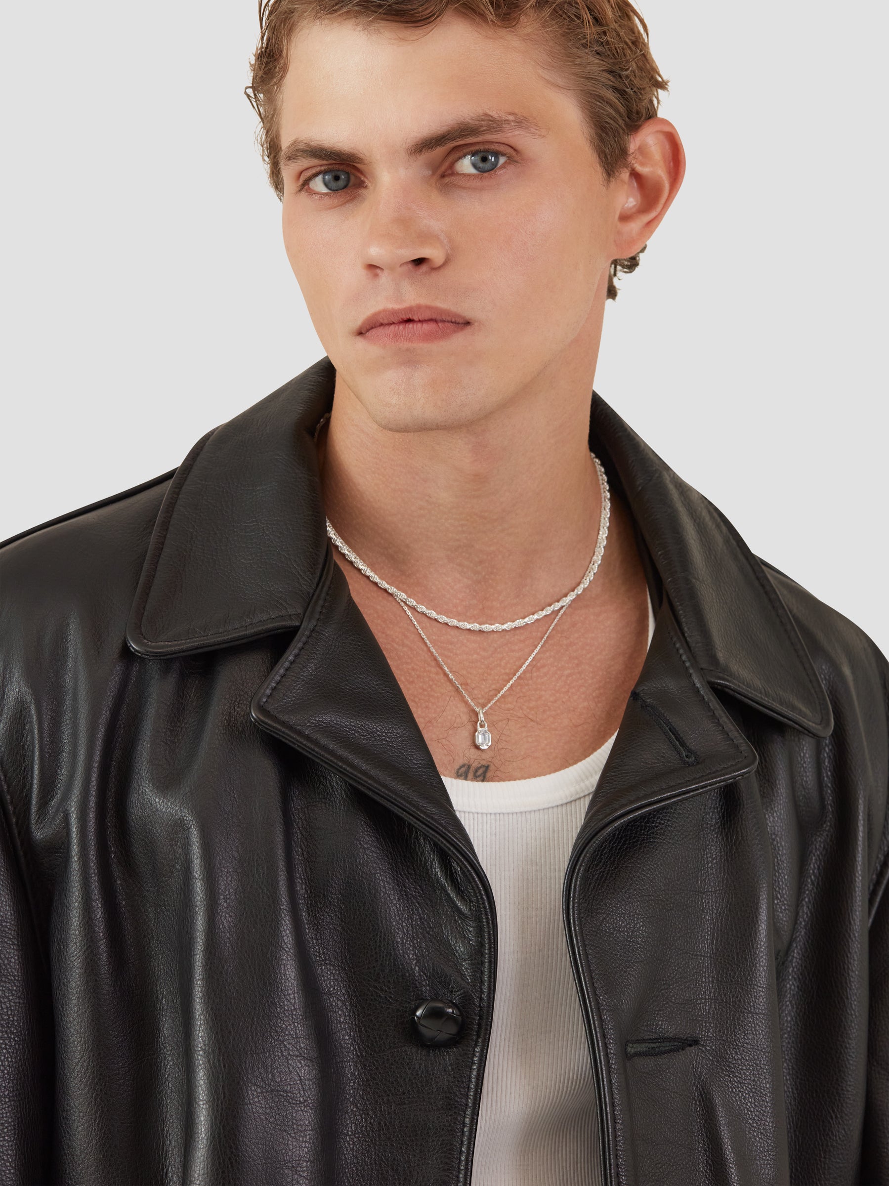 Silver Twisted Rope Chain M