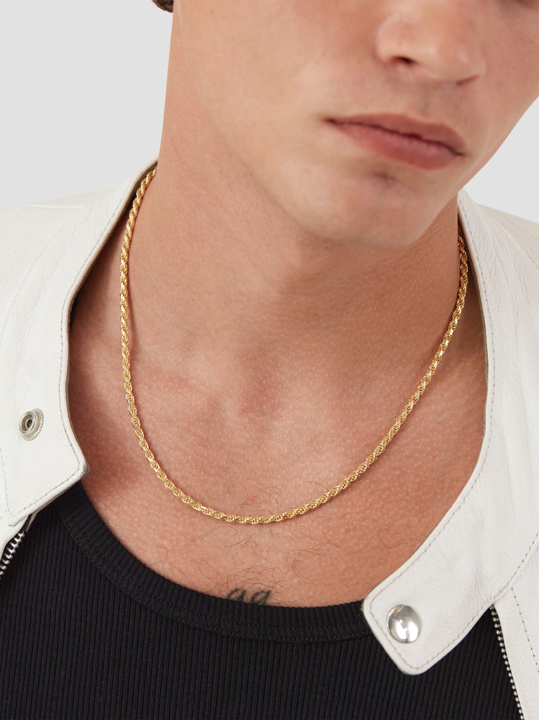 Gold Twisted Rope Chain M