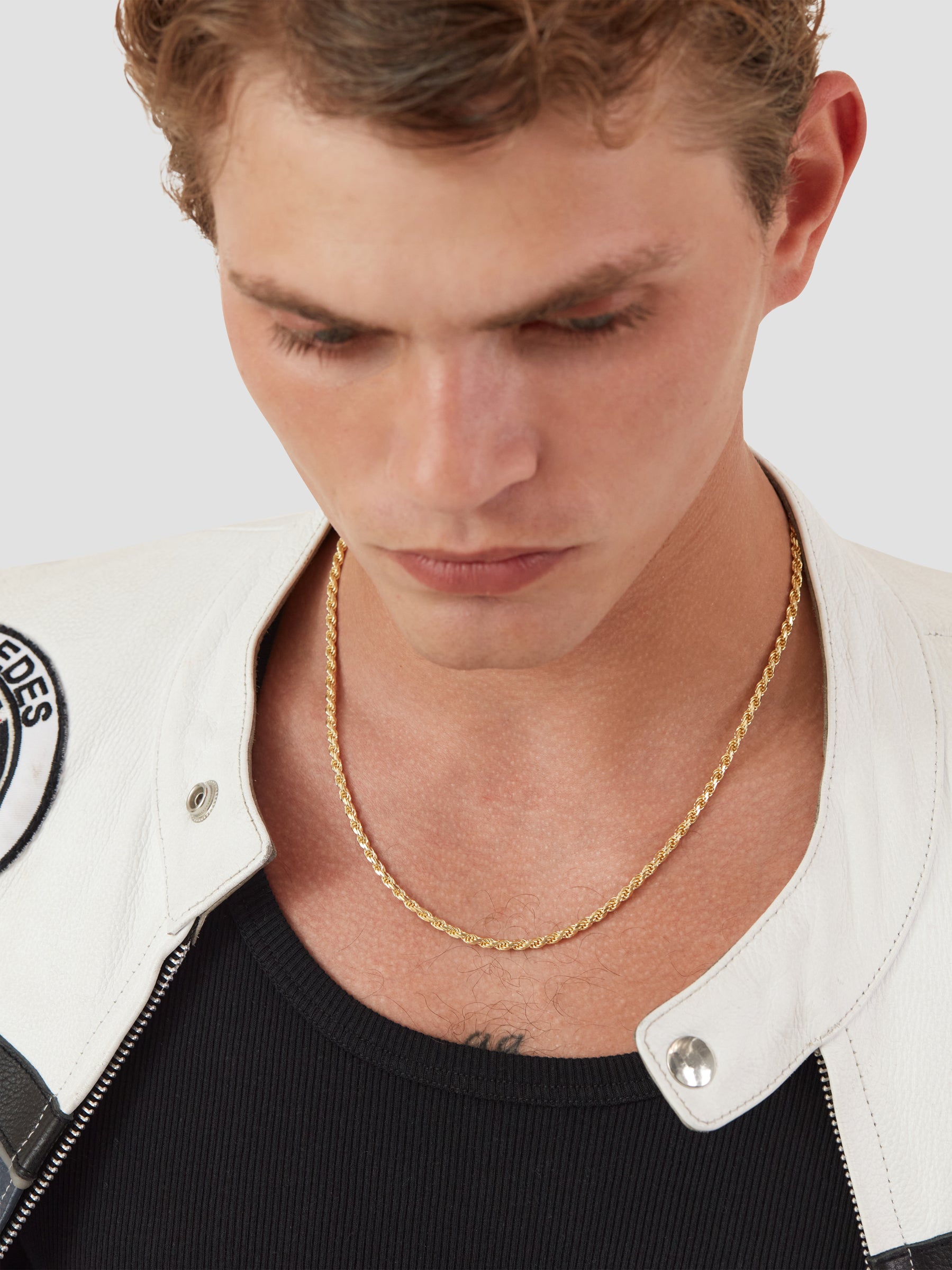 Gold Twisted Rope Chain M