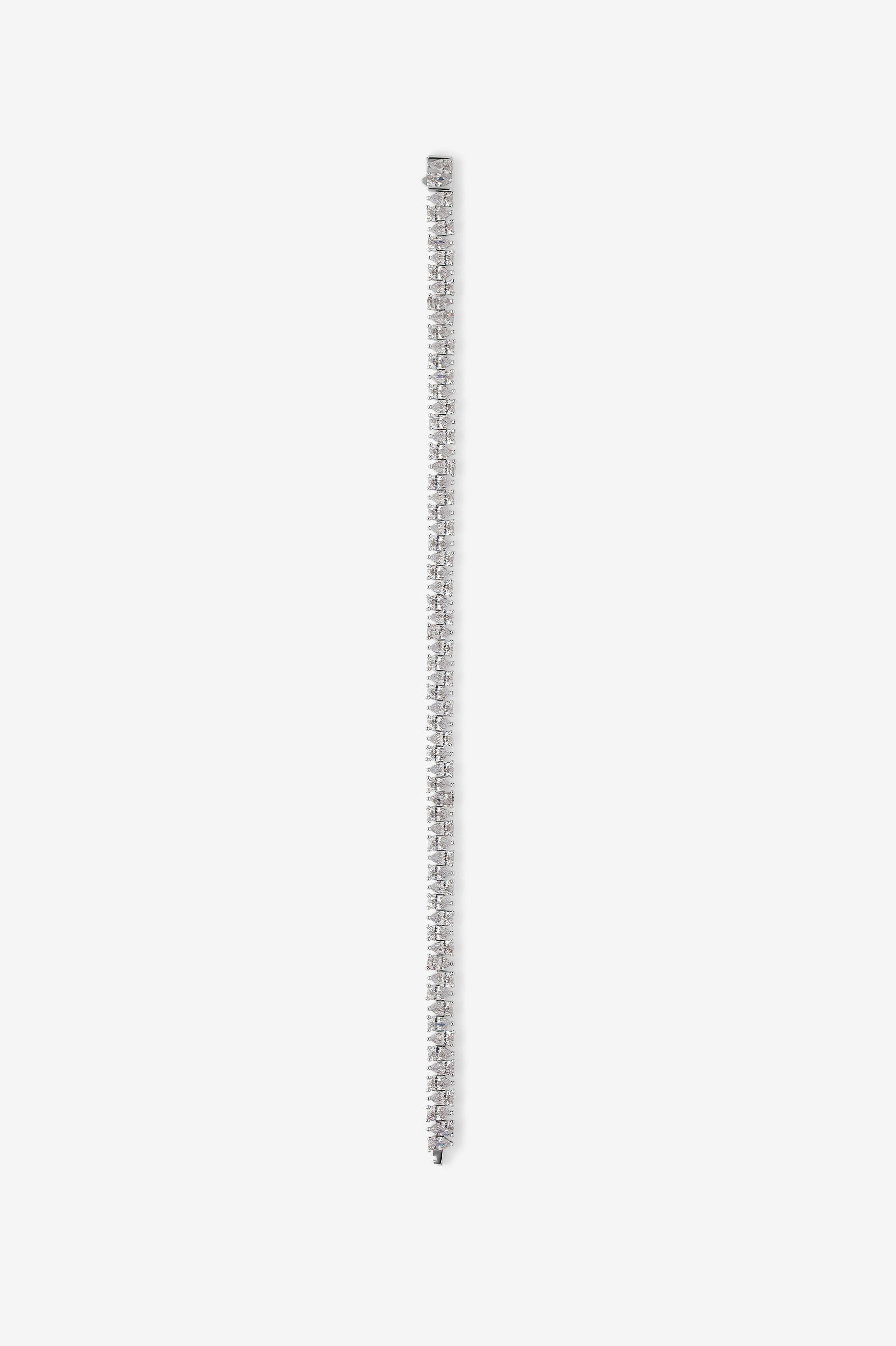 White Drop Tennis Bracelet