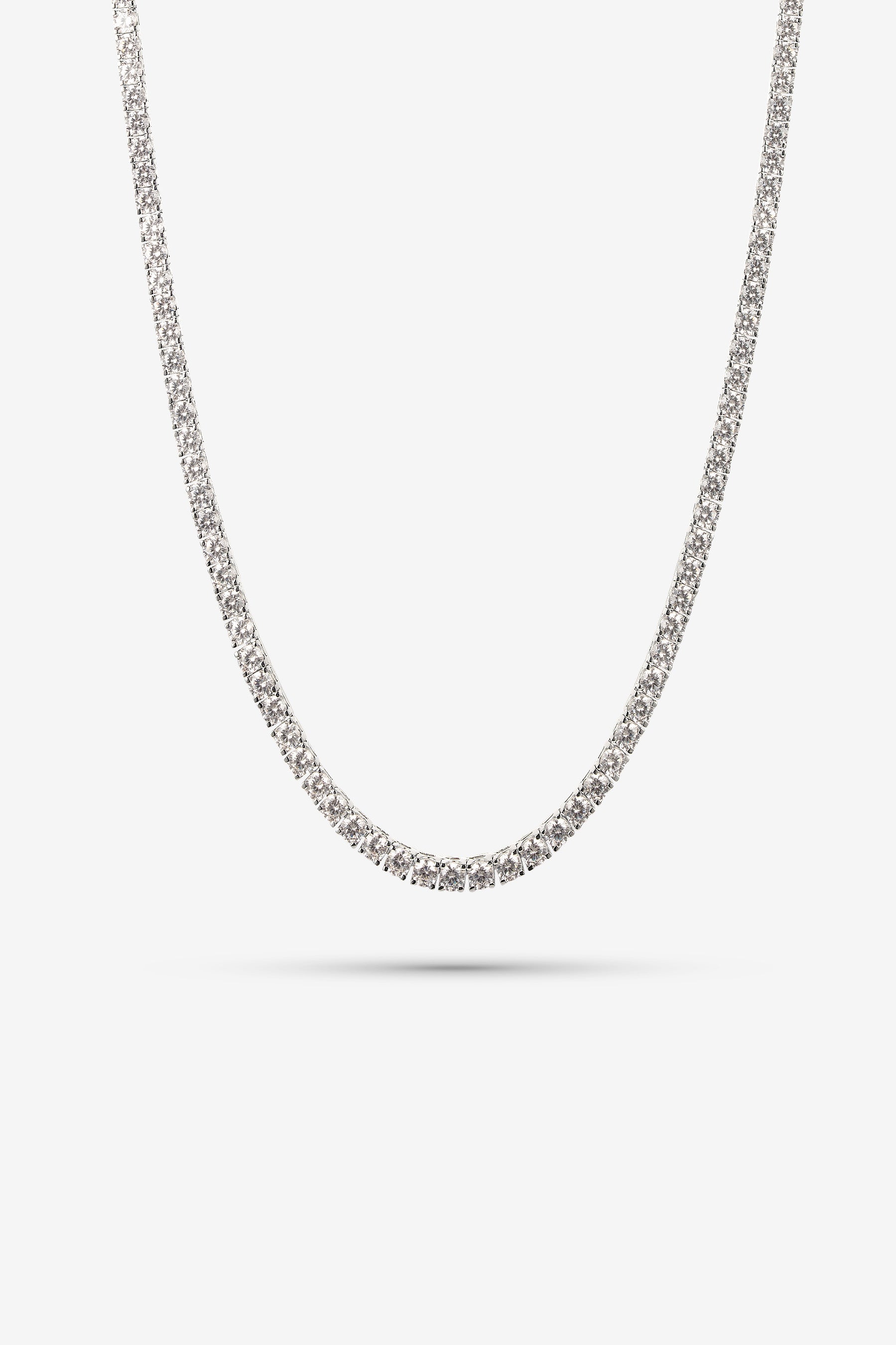 Classic White Tennis Chain