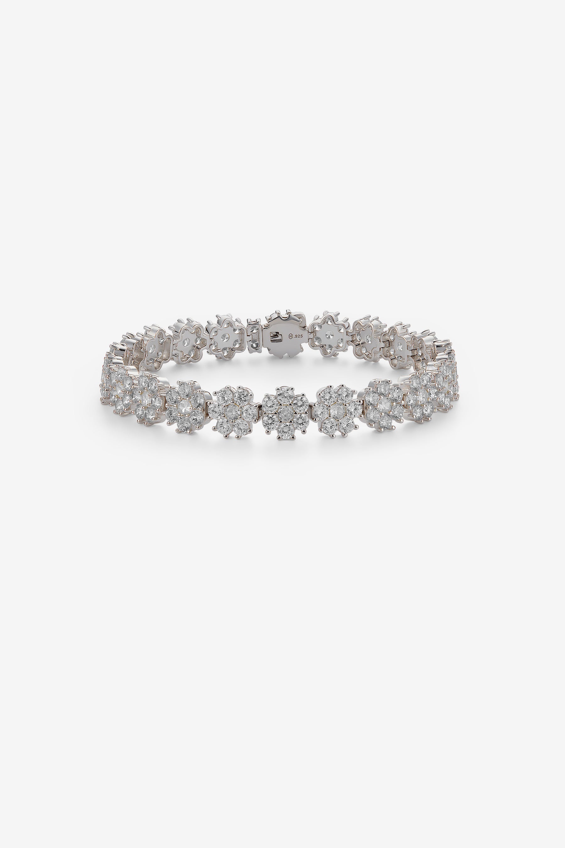White Daisy Tennis Bracelet