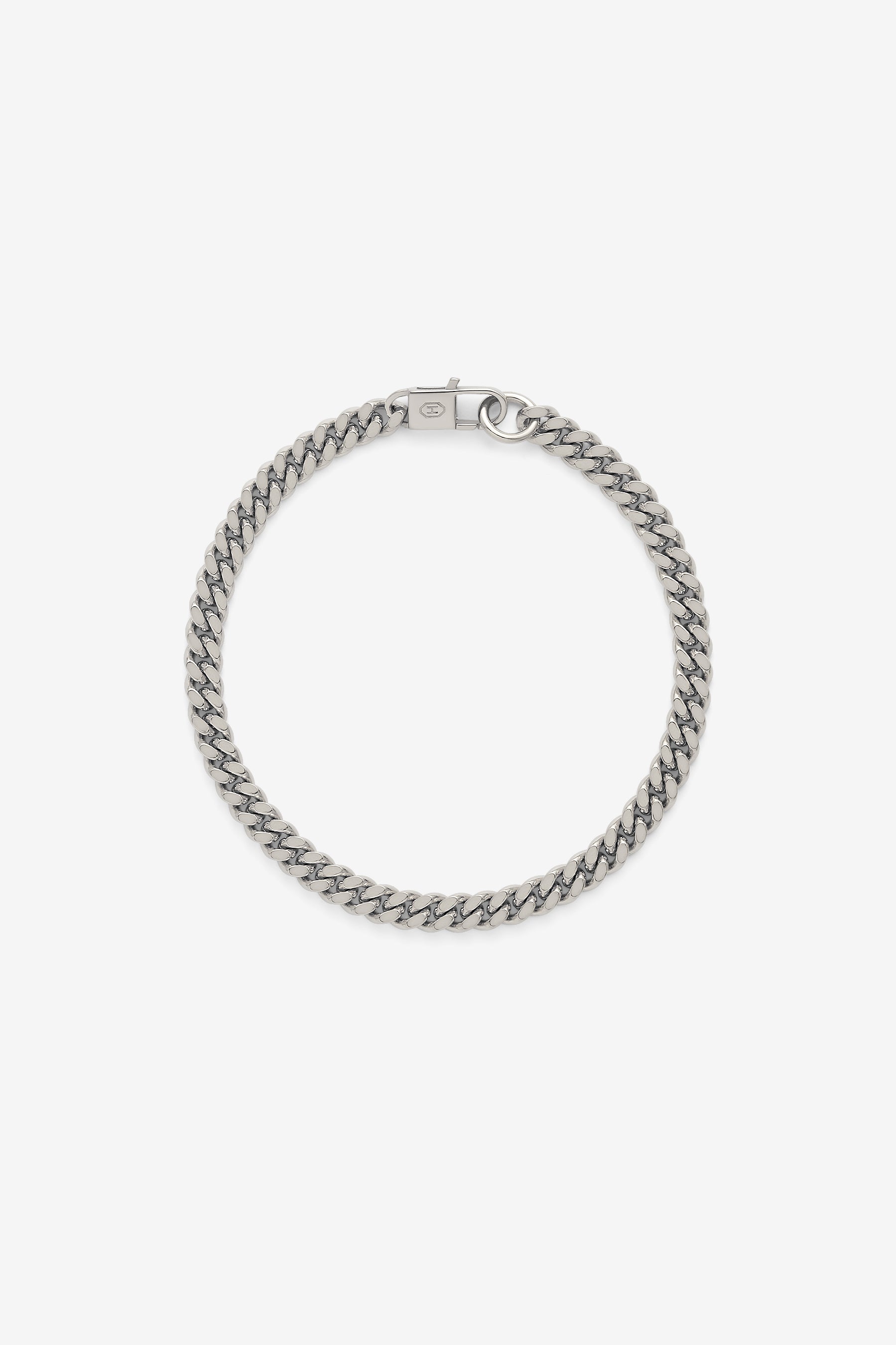 Silver Classic Cuban Bracelet M
