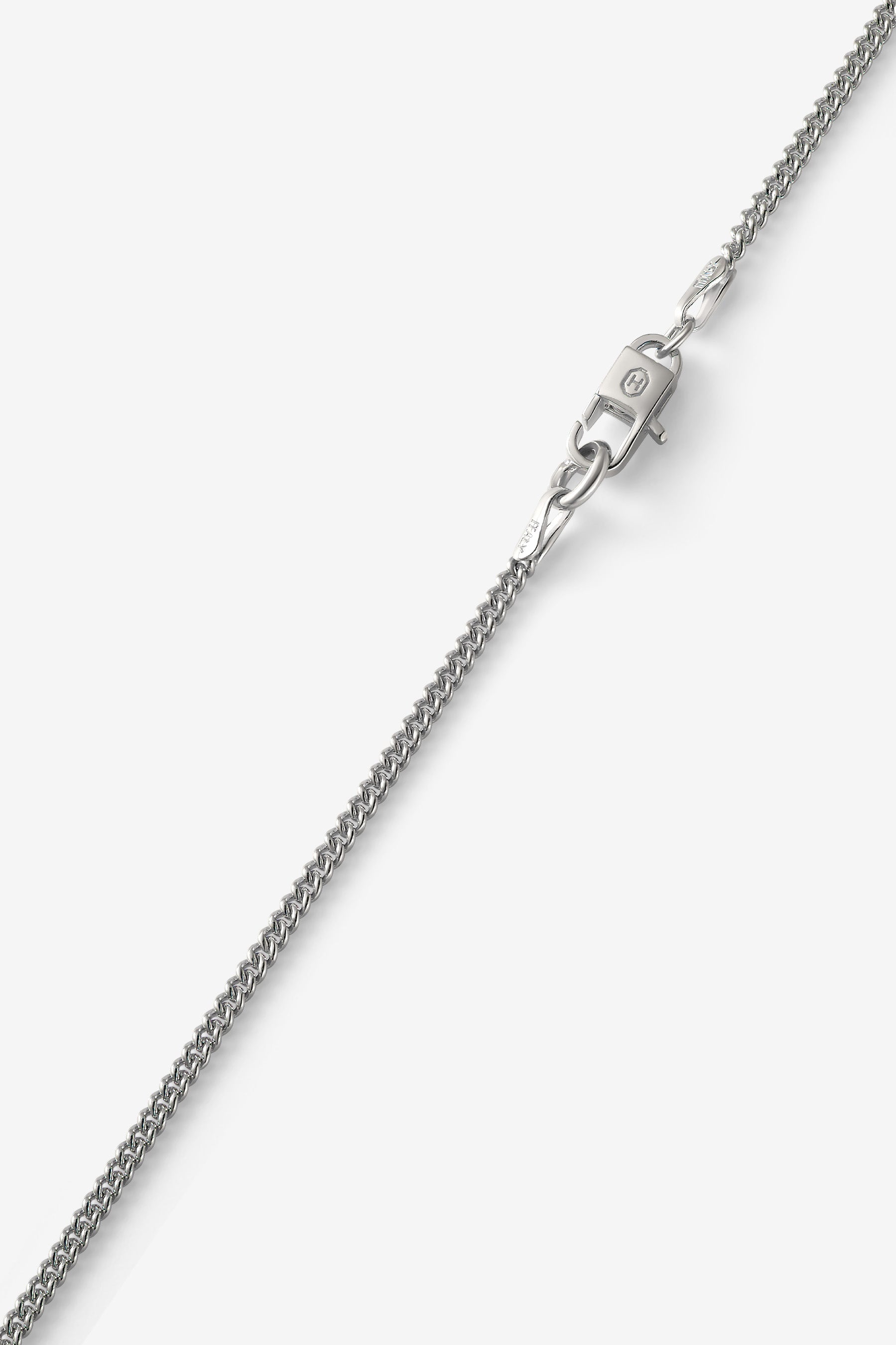 Silver Round Curb Bracelet S