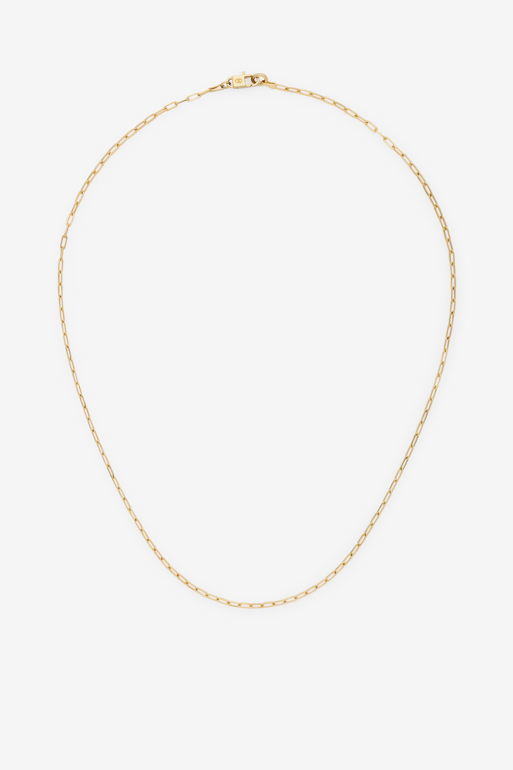 Gold Paper Clip Chain S