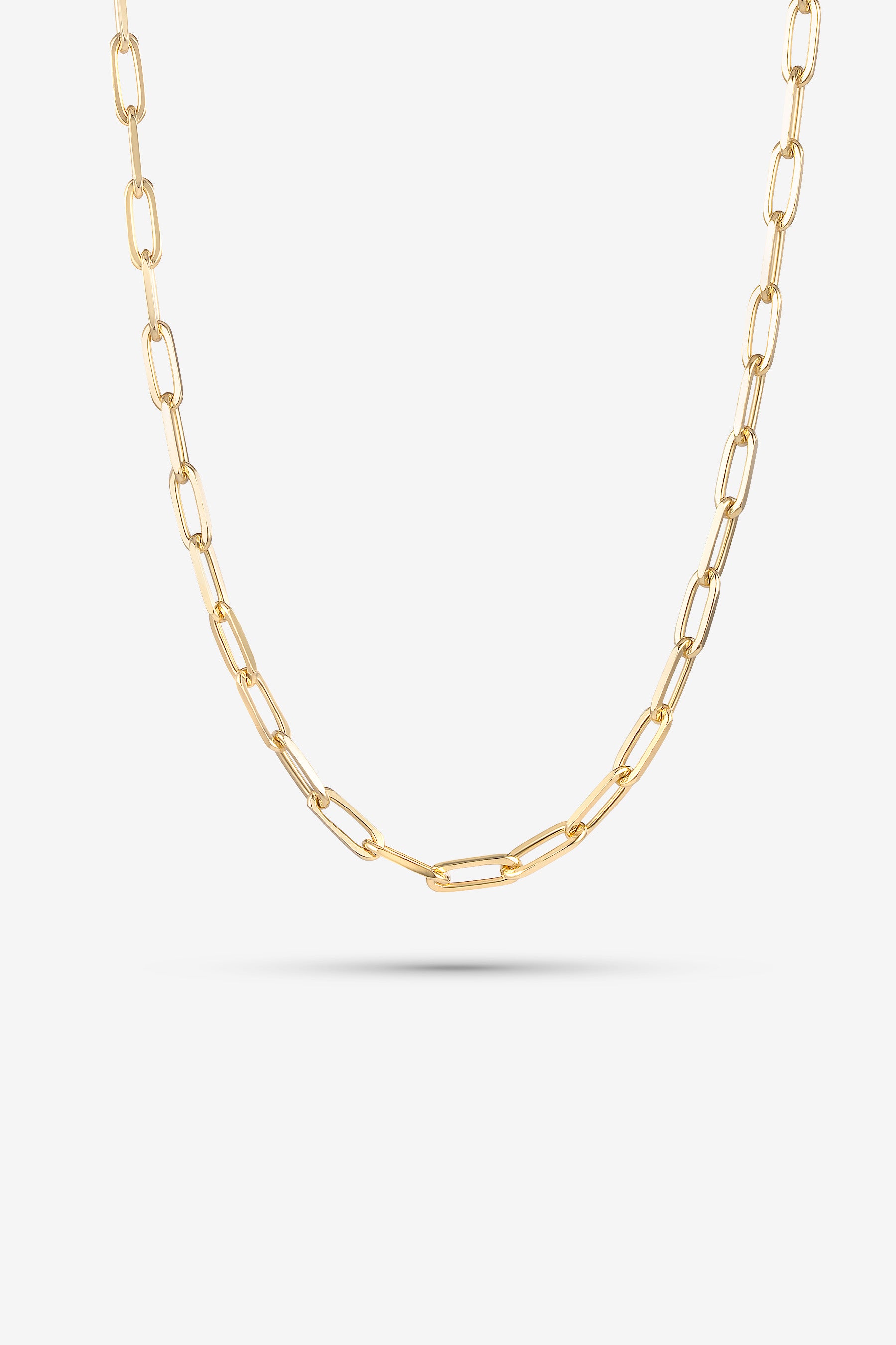 Gold Paper Clip Chain M