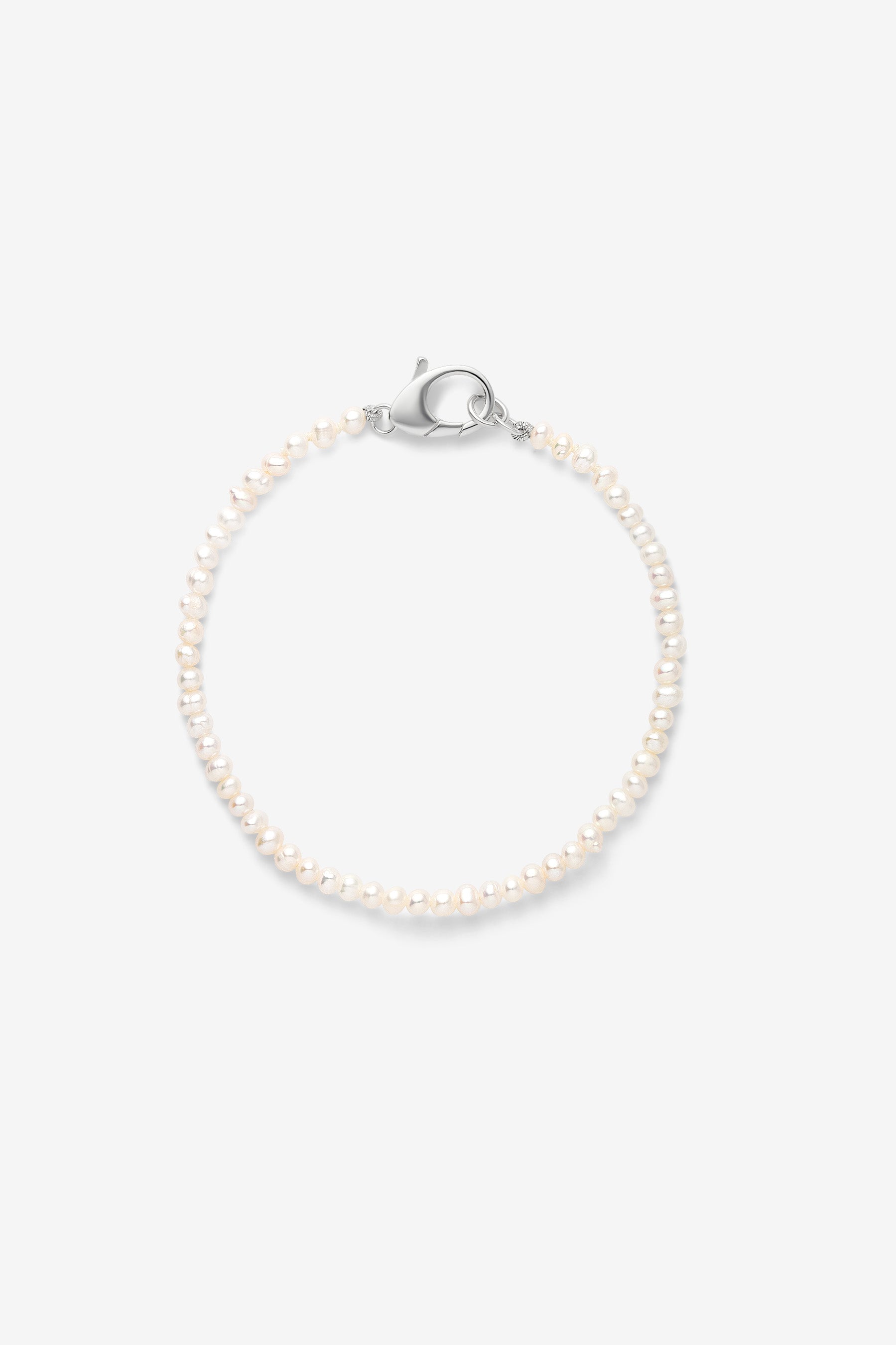 White Pearl Bracelet S