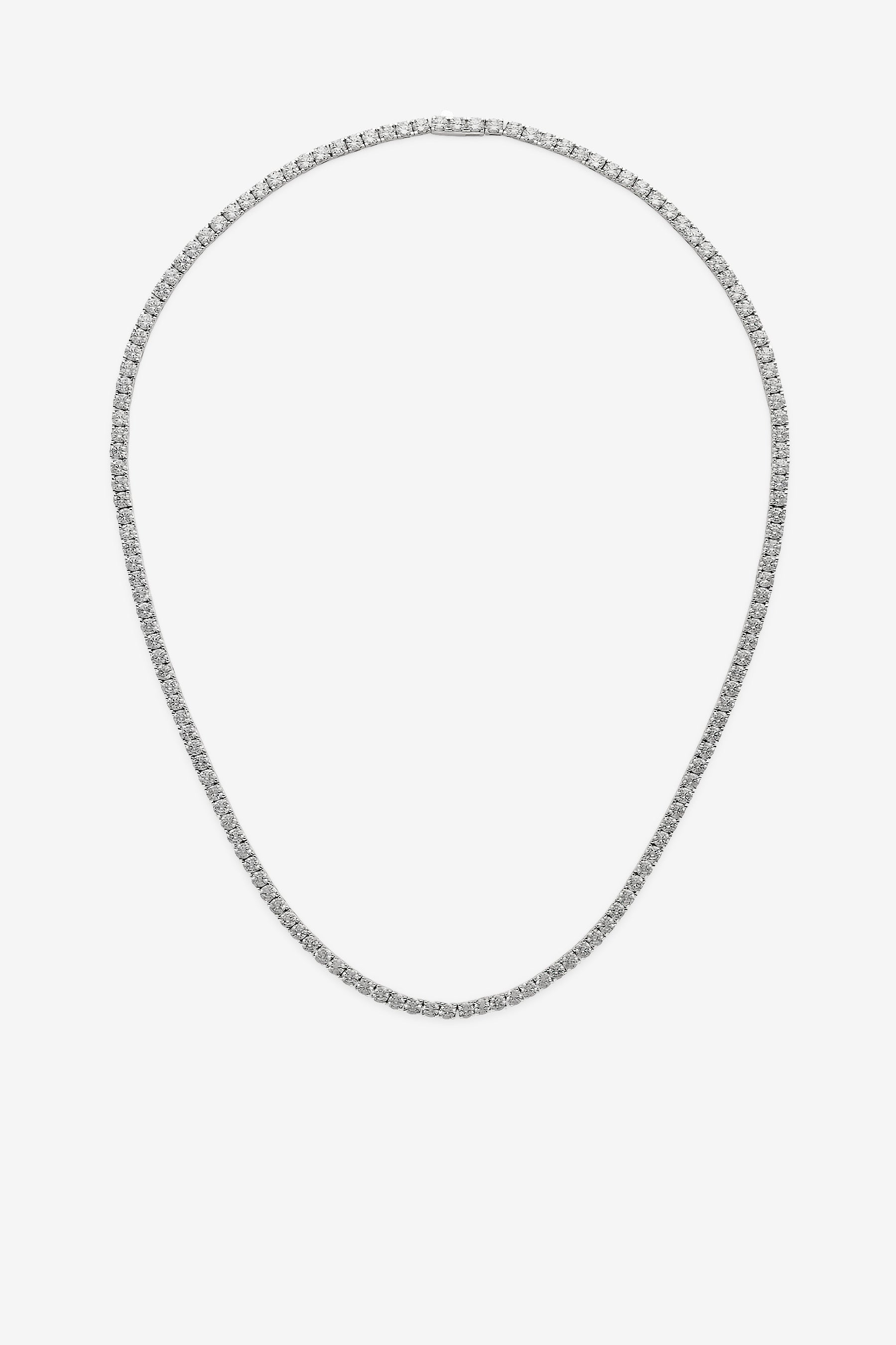 Classic White Tennis Chain