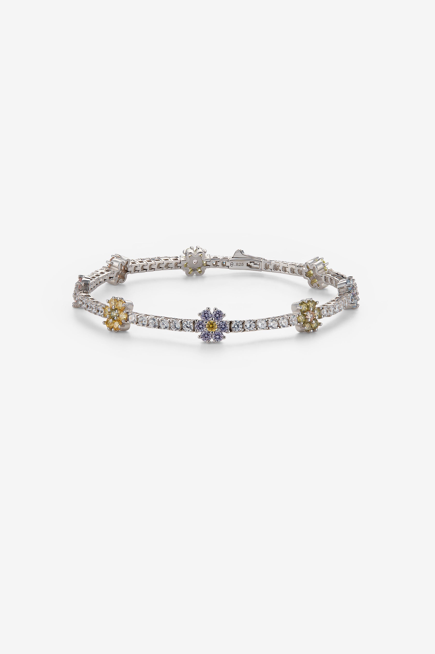 Multicolour Bloom Tennis Bracelet