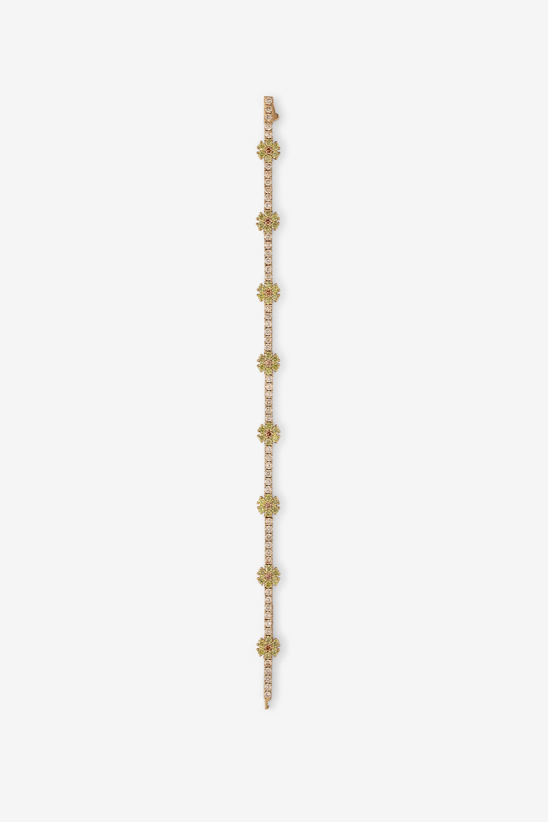 Champagne Bloom Tennis Bracelet