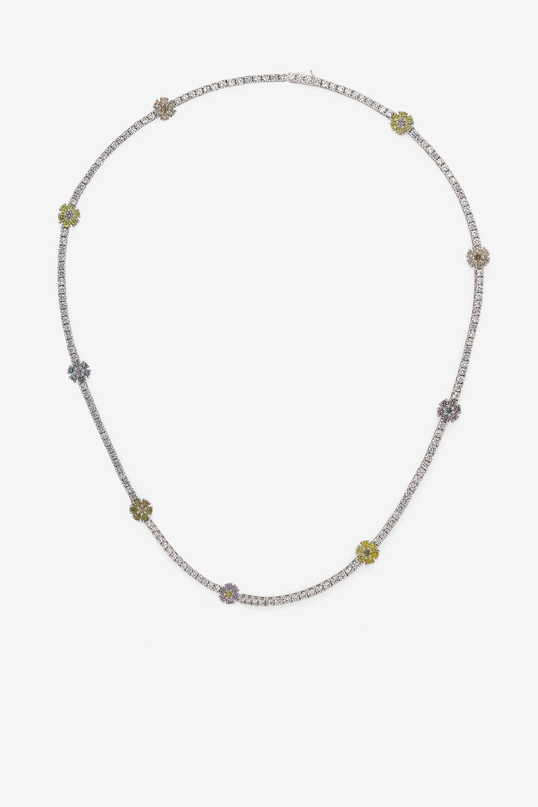 Multicolour Bloom Tennis Chain