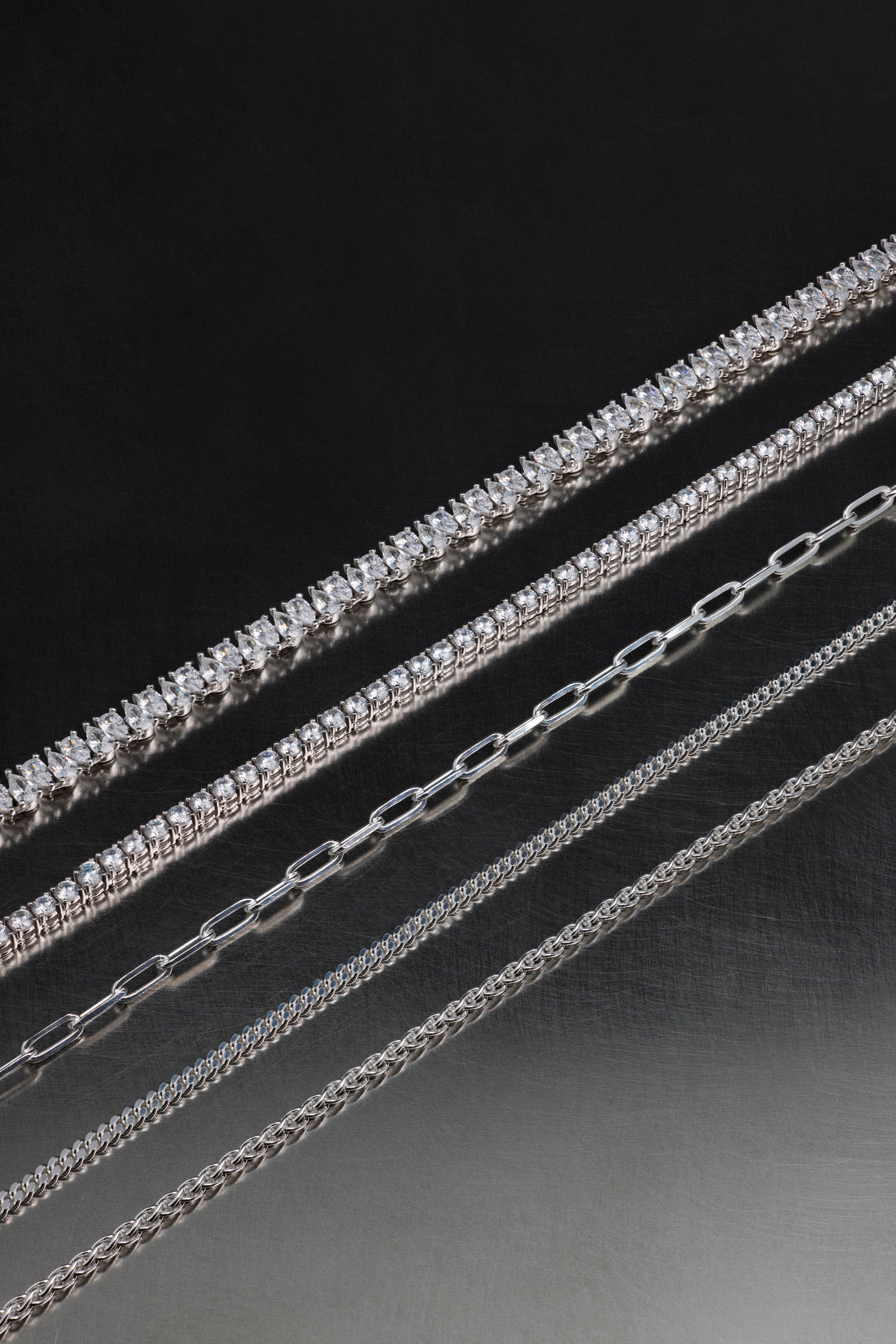 Classic White Tennis Bracelet