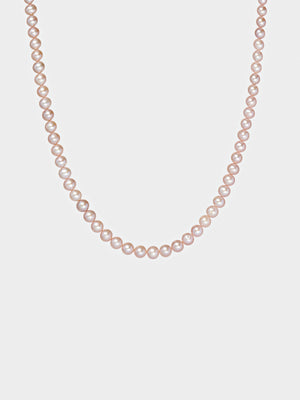 Pink Classic Pearl Chain