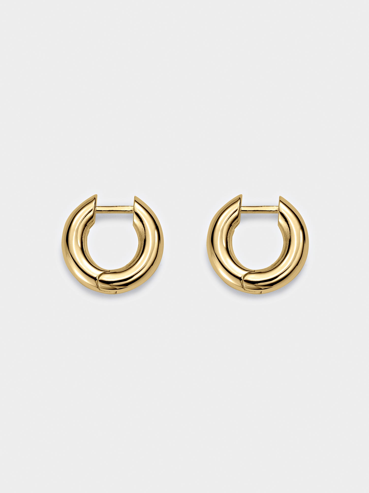 Gold Curve Earrings