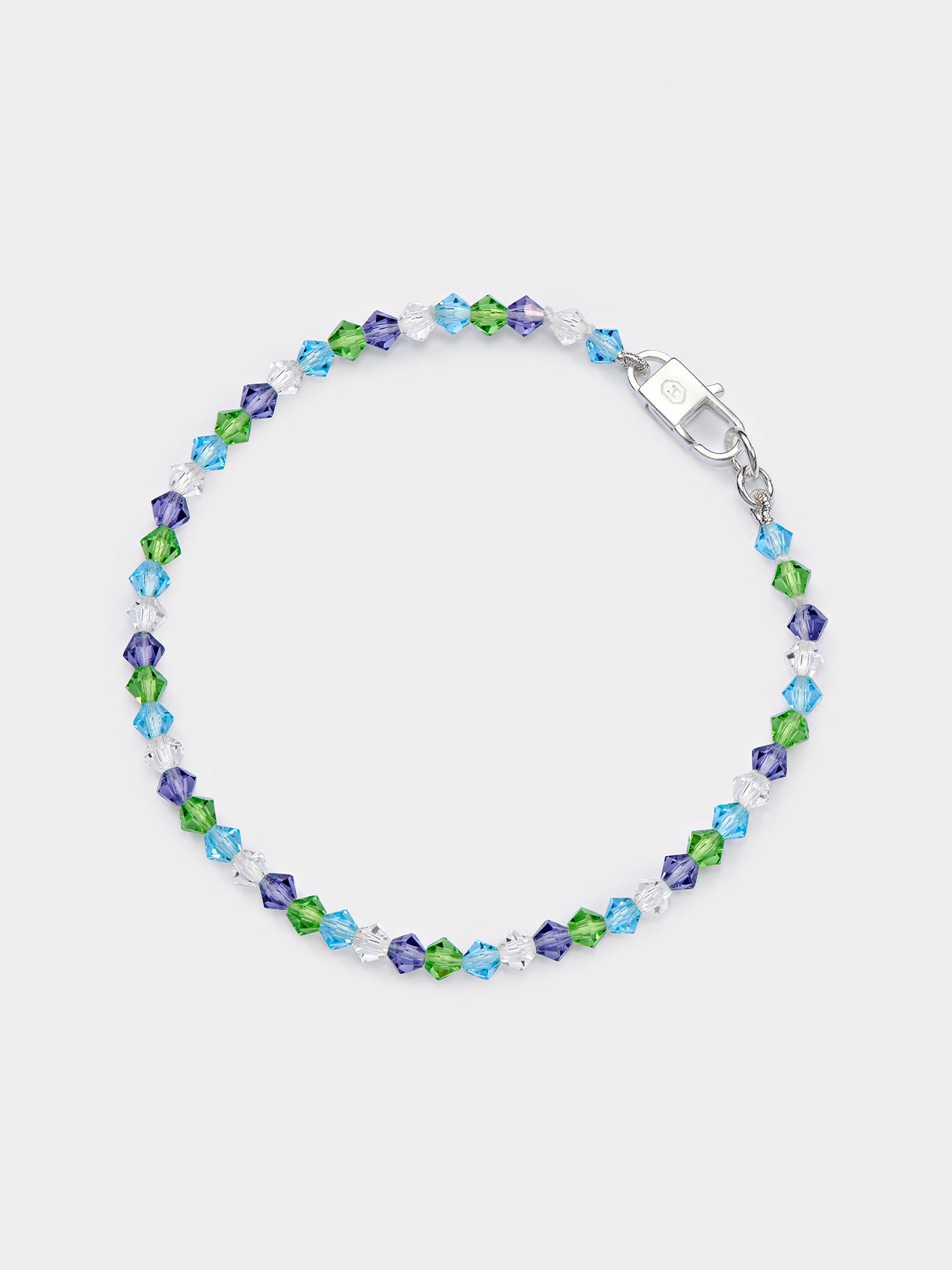 Topaz, Peridot, Tanzanite and White Shore Bracelet