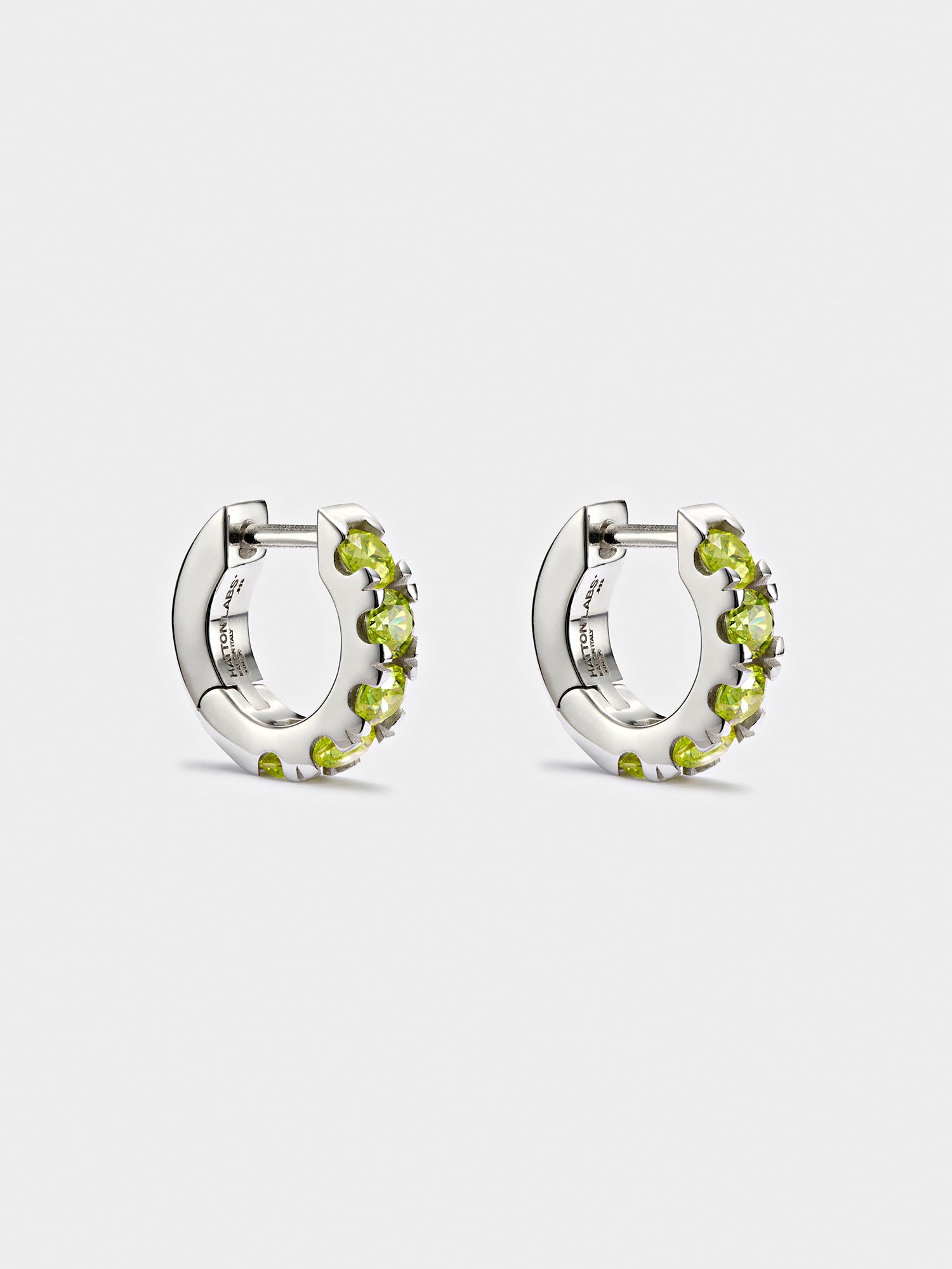 Peridot Classic Hoop Earrings