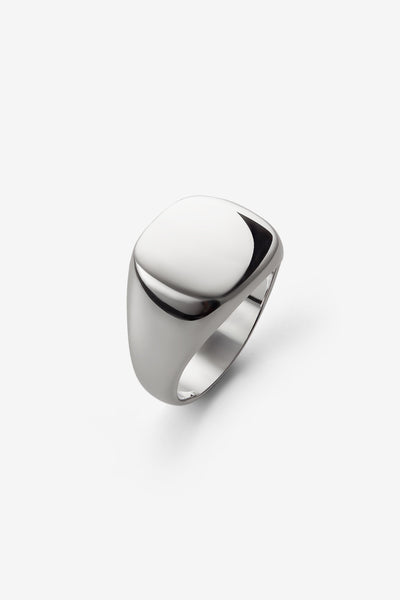 Silver Big Face Signet Ring – Hatton Labs