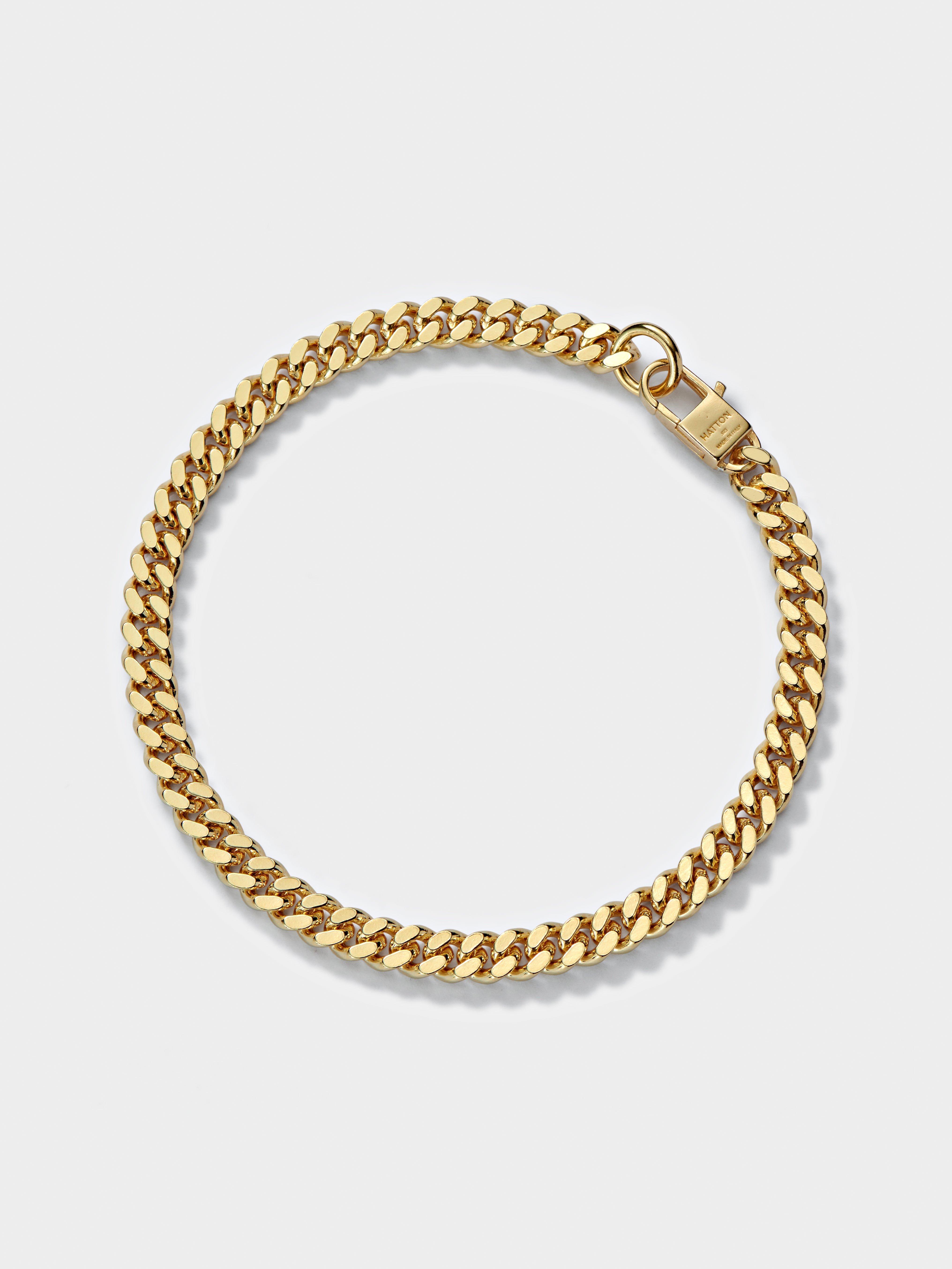 Gold Classic Cuban Bracelet M