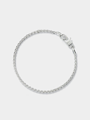 Silver Rope Bracelet