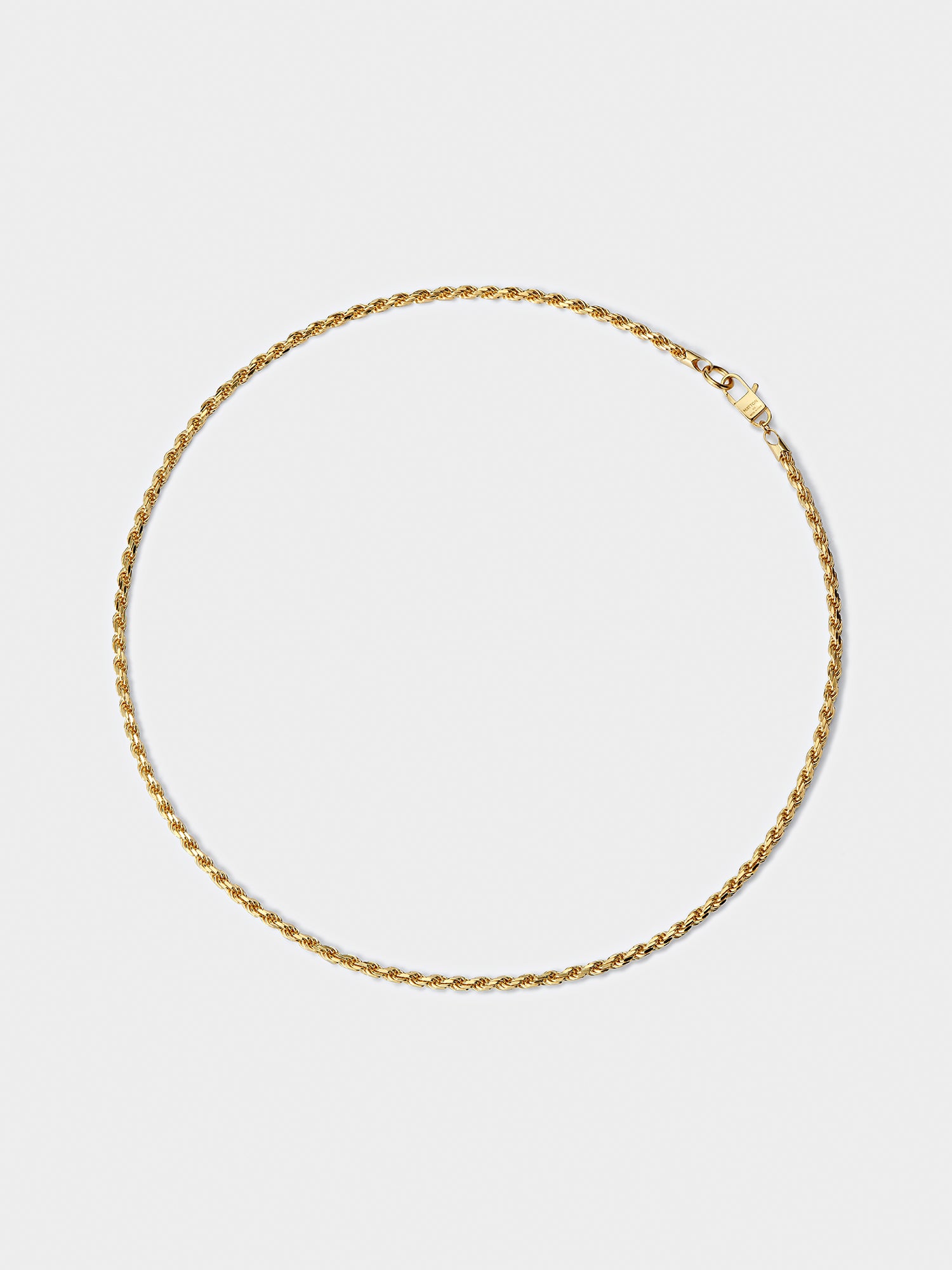 Gold Twisted Rope Chain M