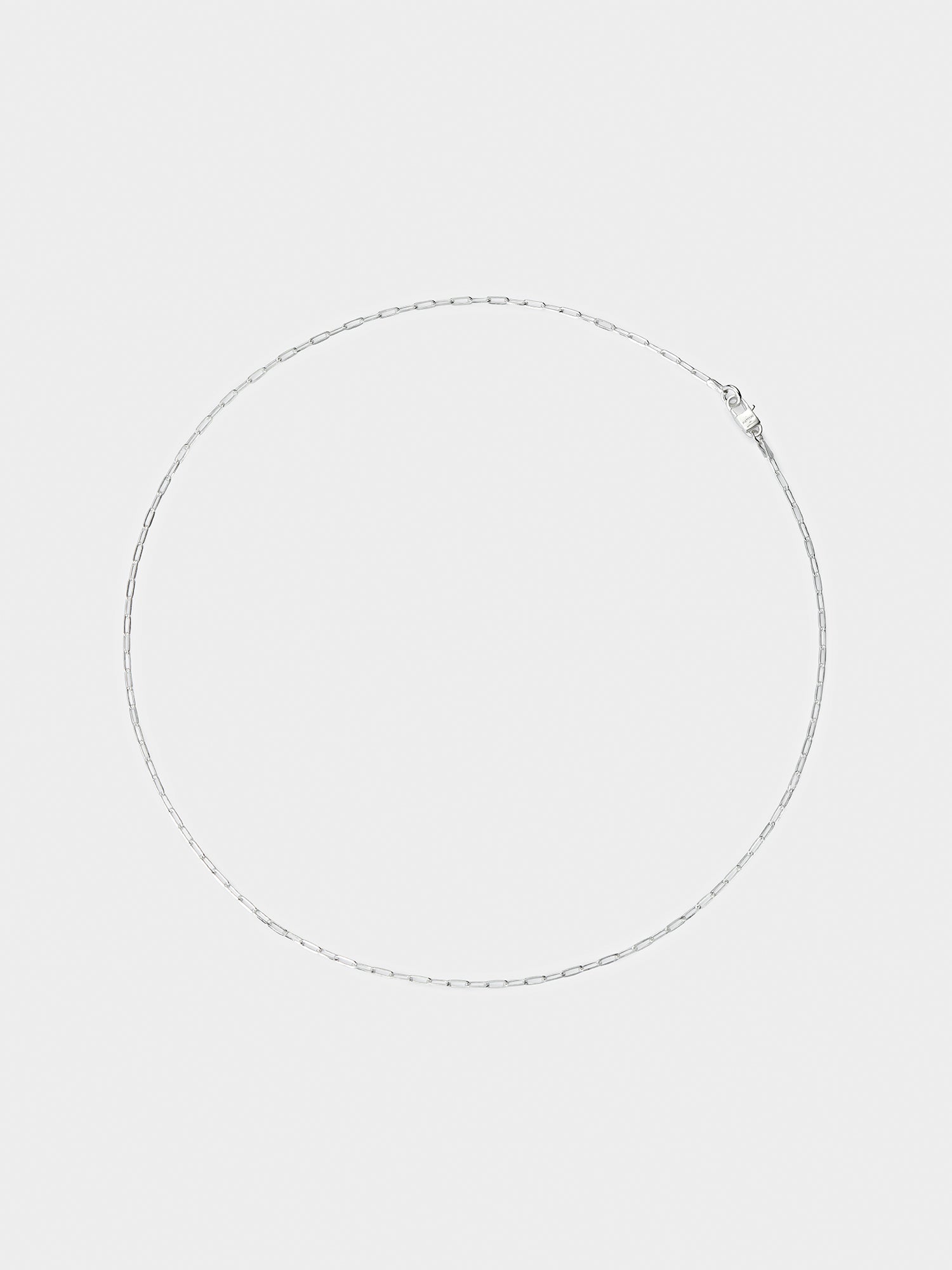 Silver Paper Clip Chain S