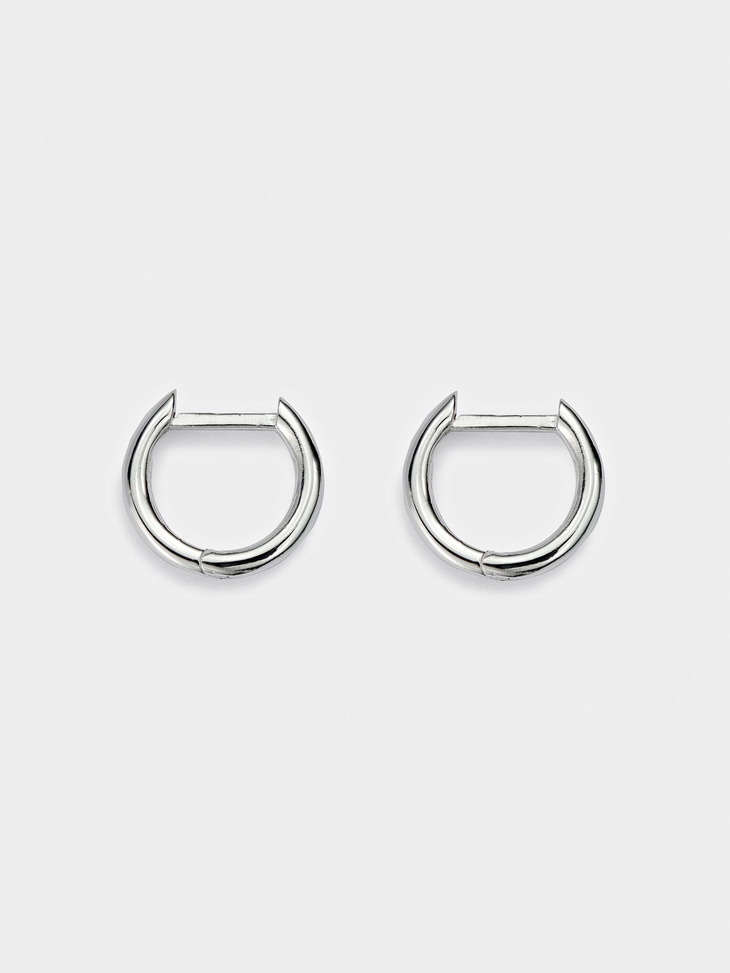 Silver Curve Earrings