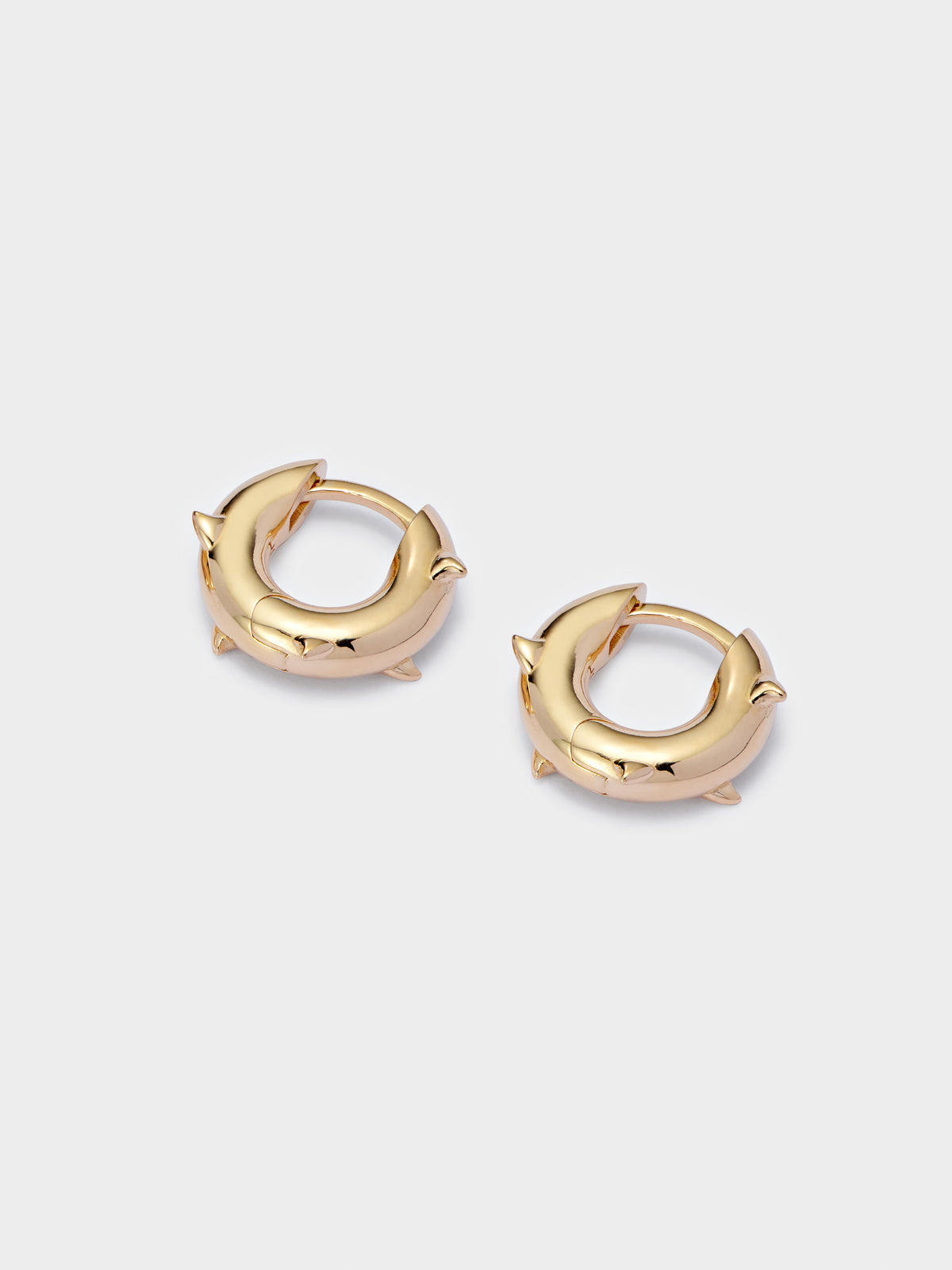 SS23 Gold Thorn Hoop Earrings