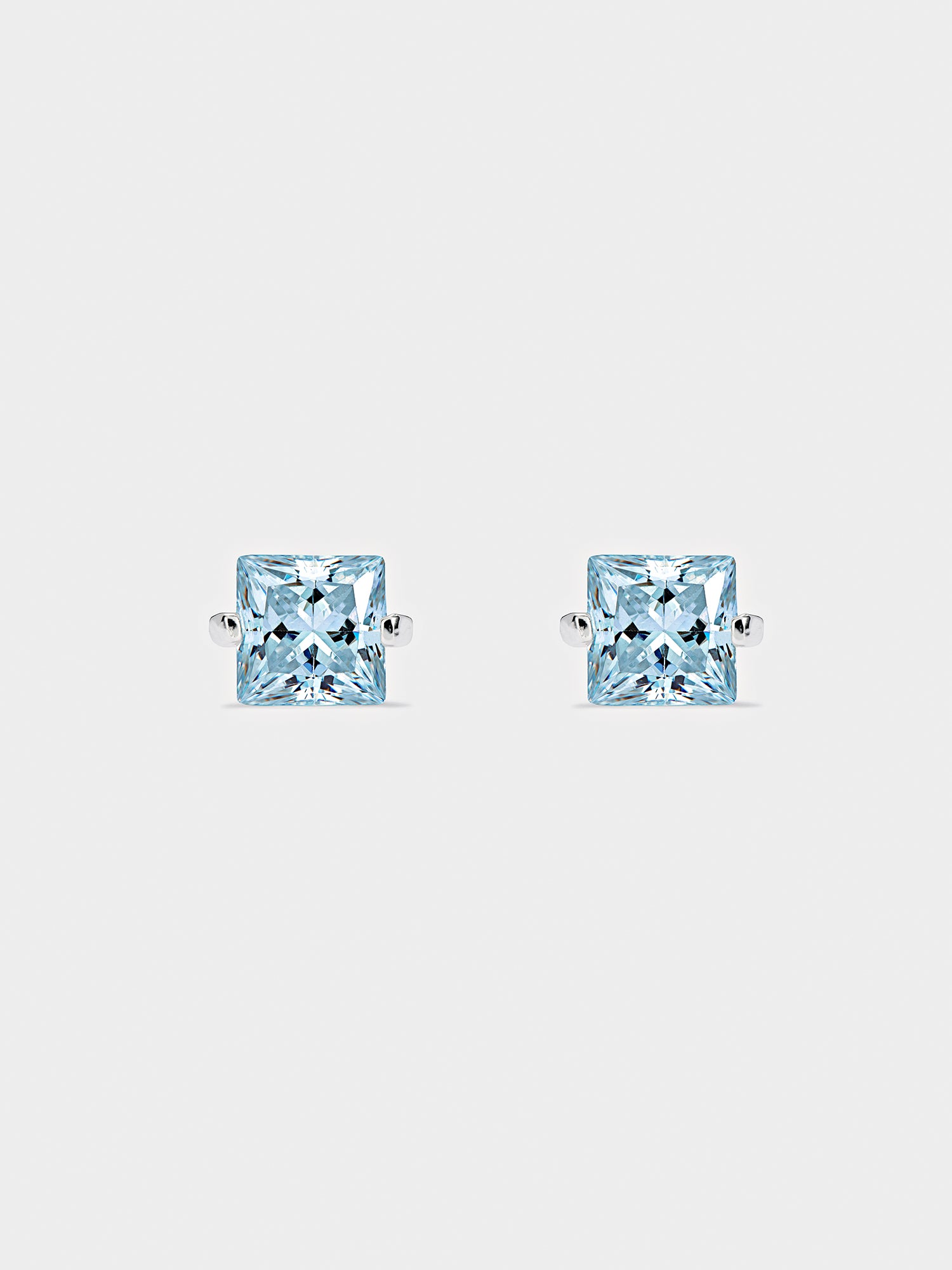 Topaz Square Earrings M