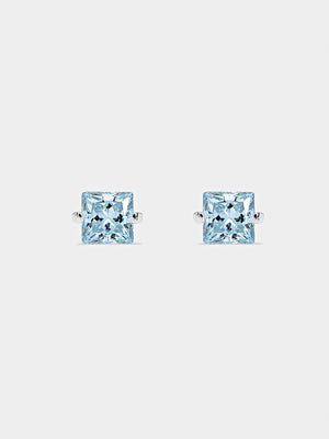 Topaz Square Earrings M