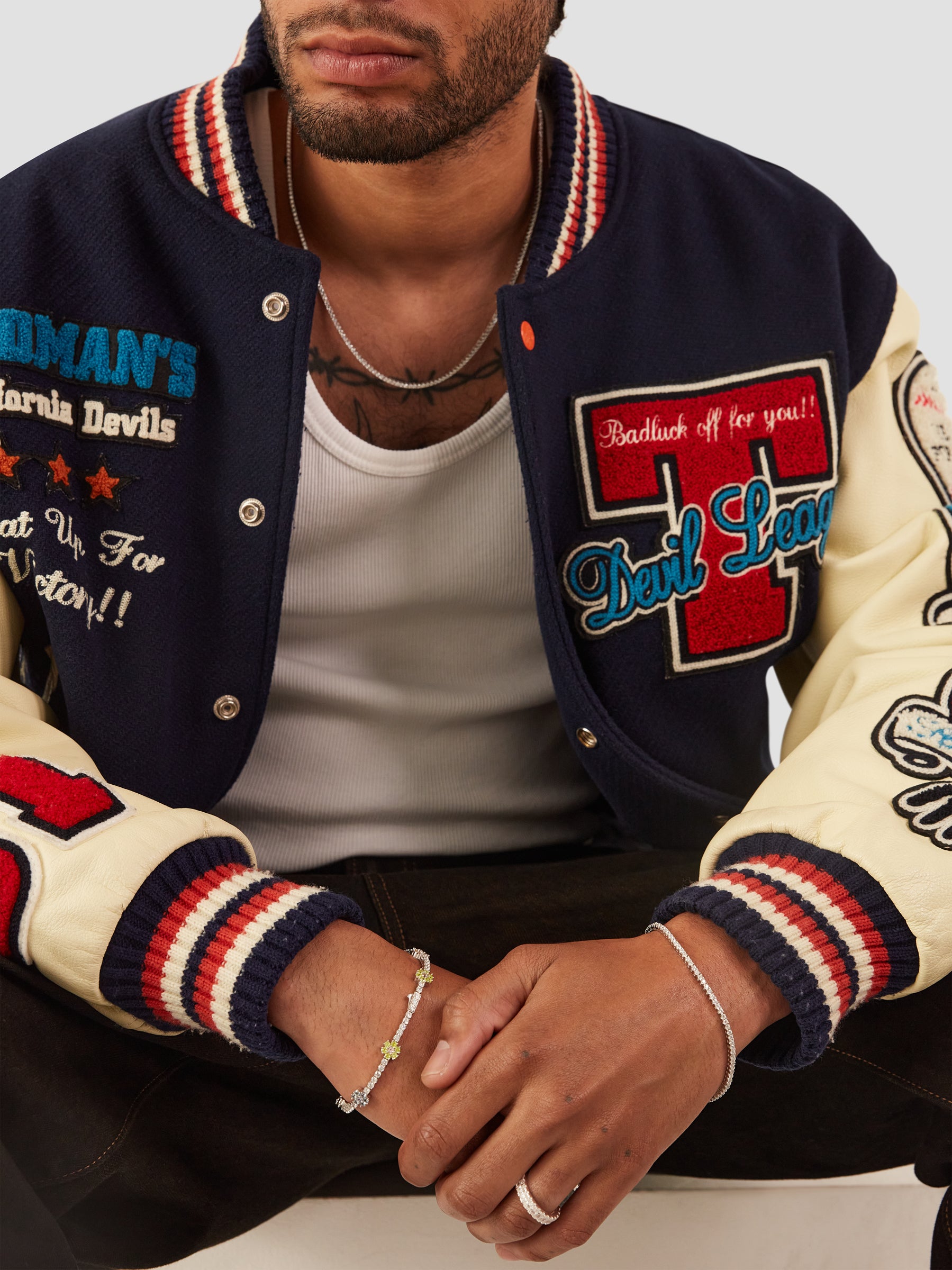 White Classic Tennis Chain S