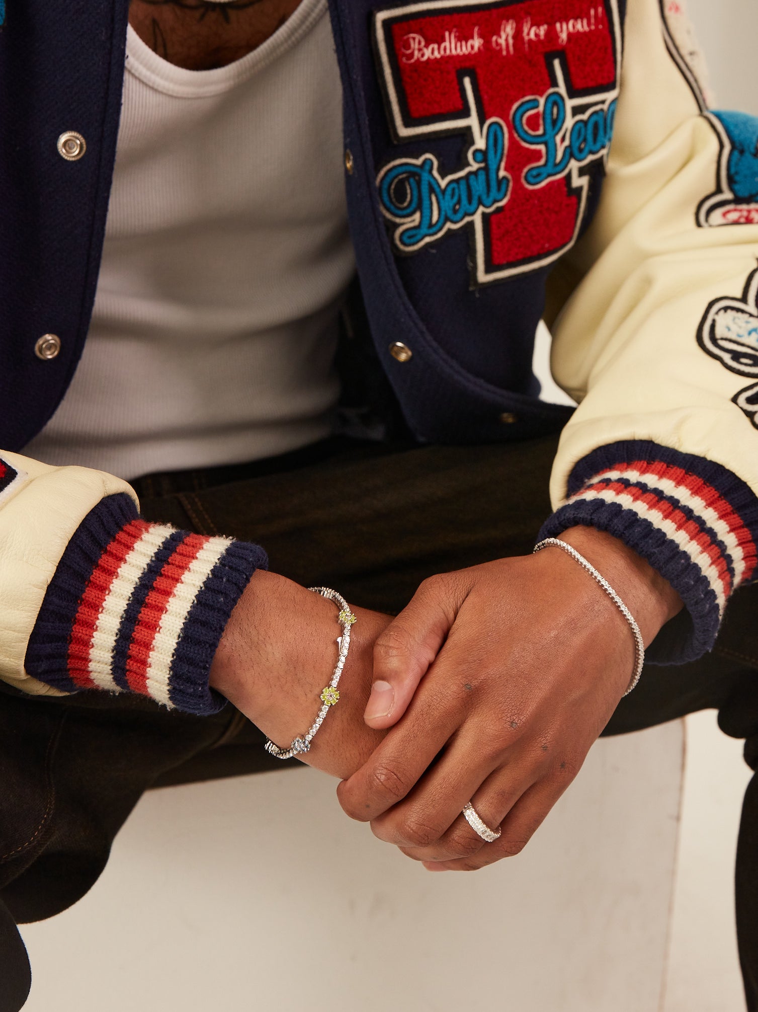 Multicolour Bloom Tennis Bracelet