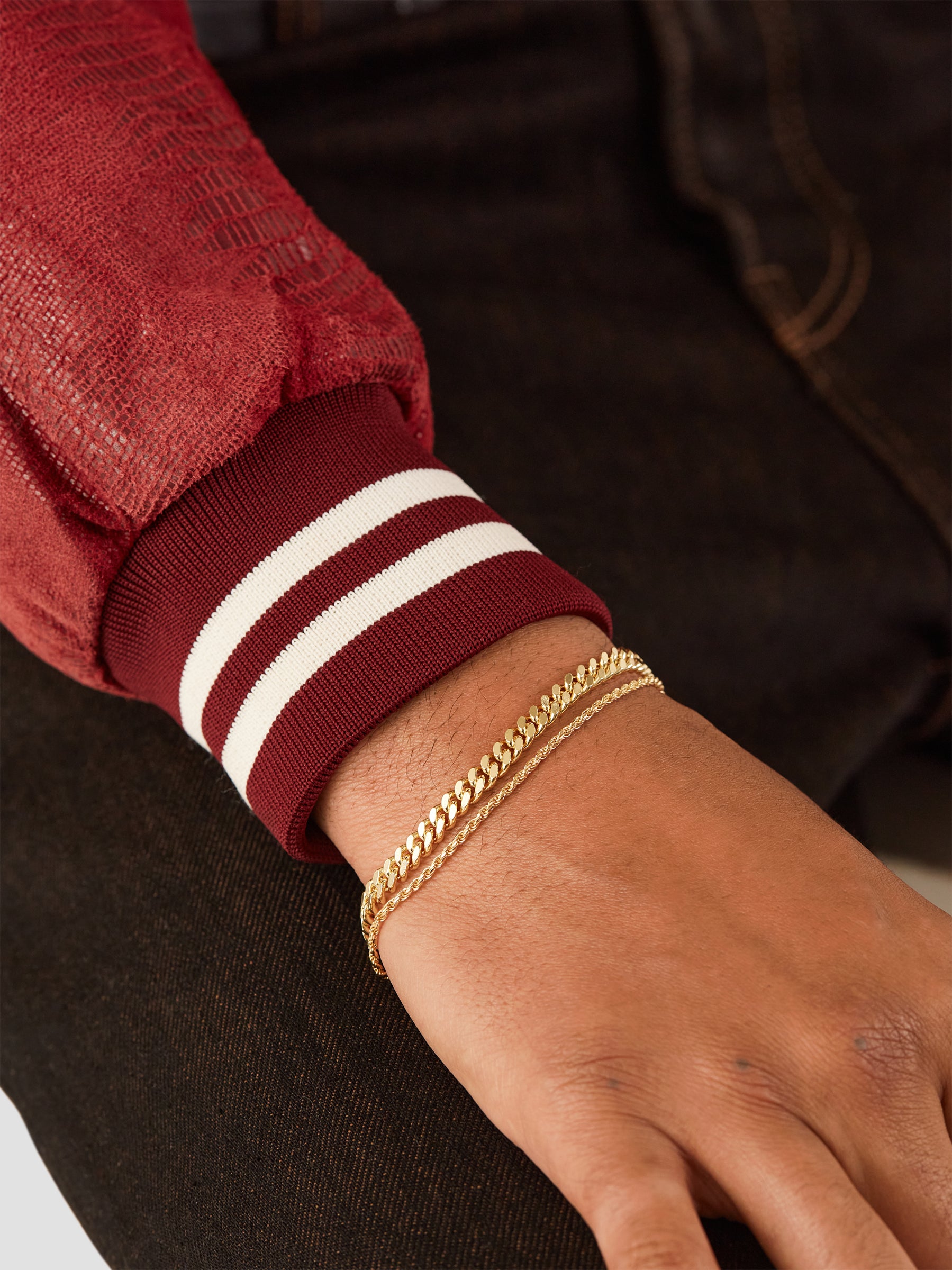 Gold Classic Cuban Bracelet M