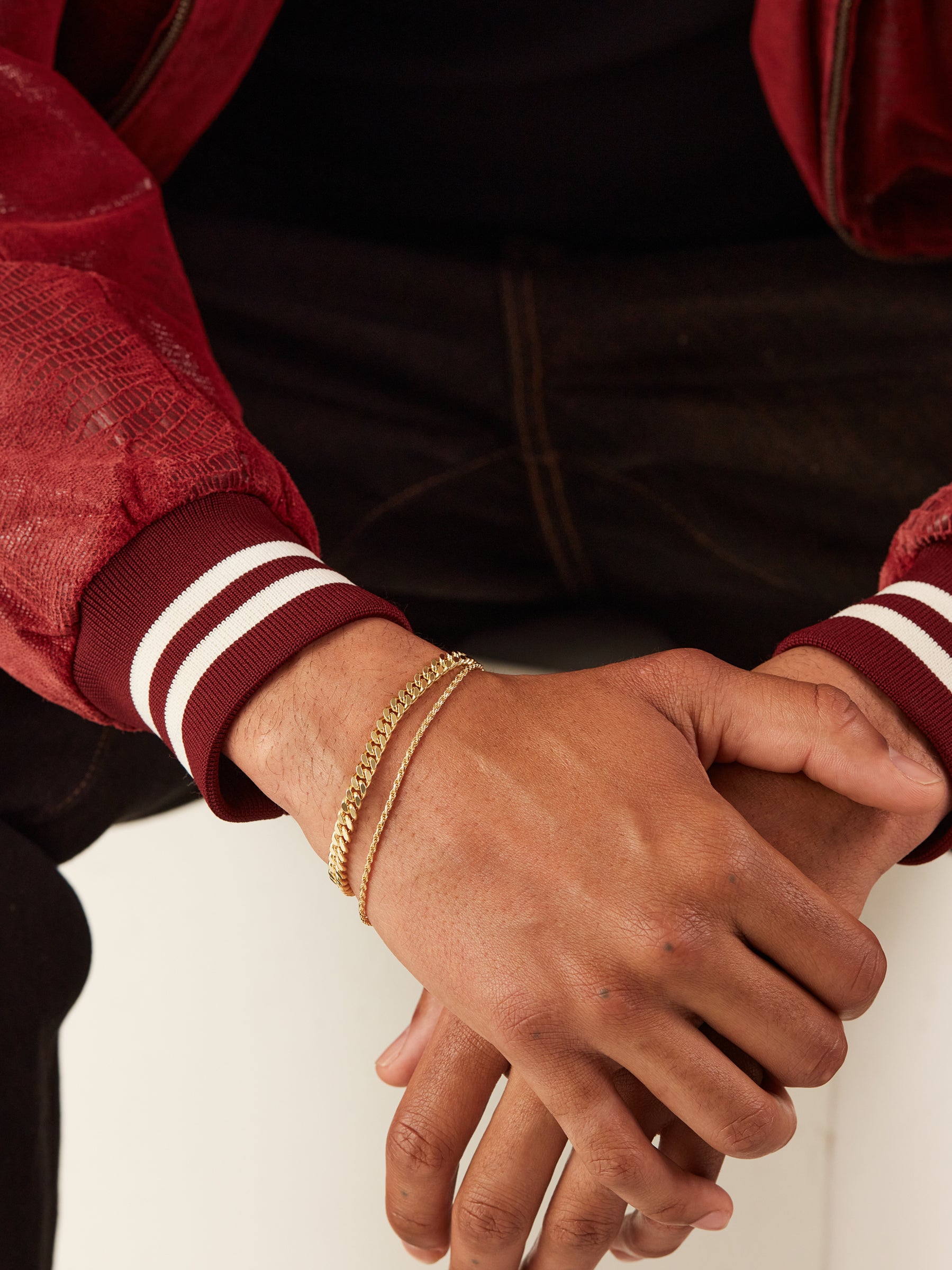 Gold Classic Cuban Bracelet M