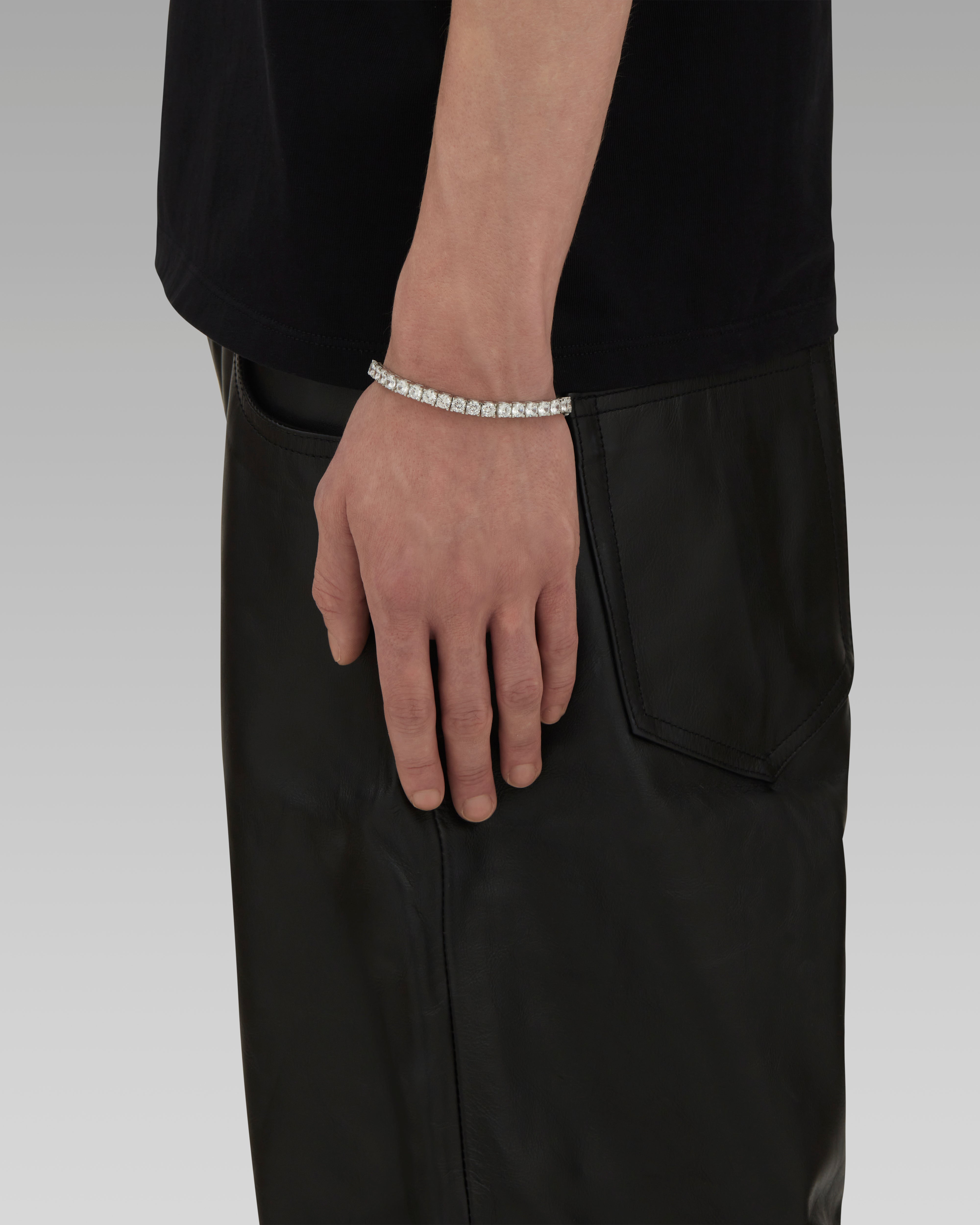 Topaz Classic Tennis Bracelet L