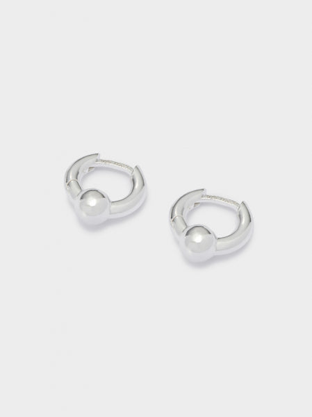 Ball Hoop Earrings