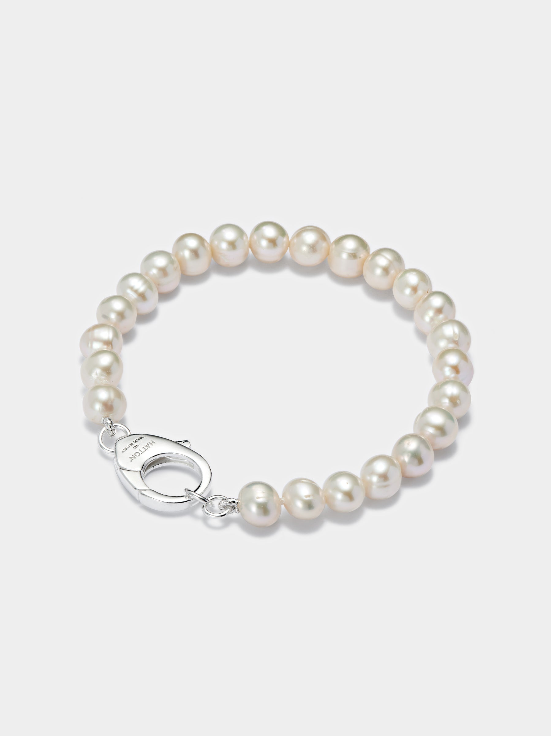 White Pearl Bracelet M