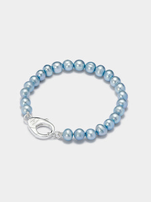 Classic Blue Freshwater Pearl Bracelet