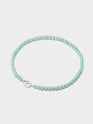 Mint Freshwater Pearl Chain