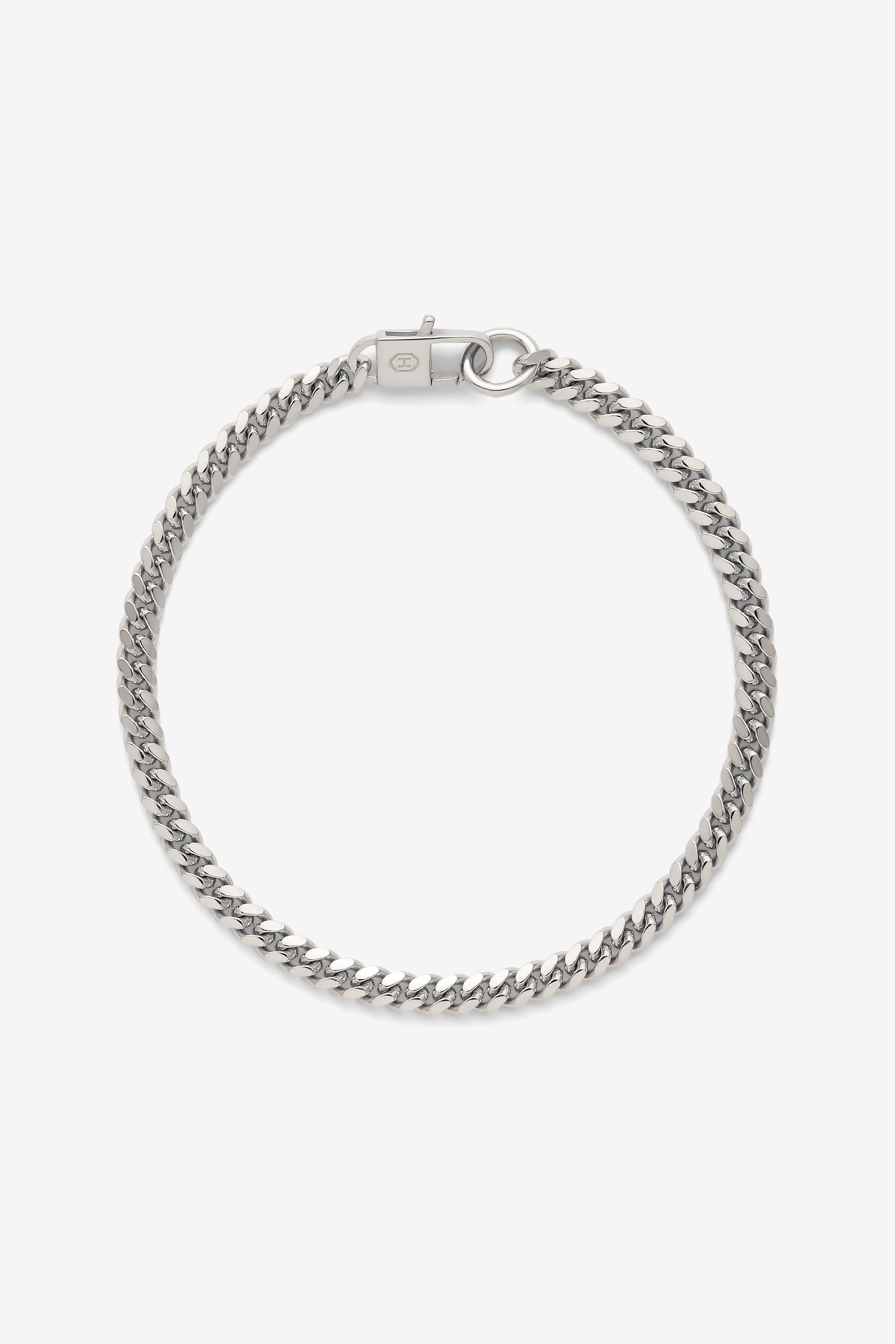 Silver Miami Cuban Bracelet M