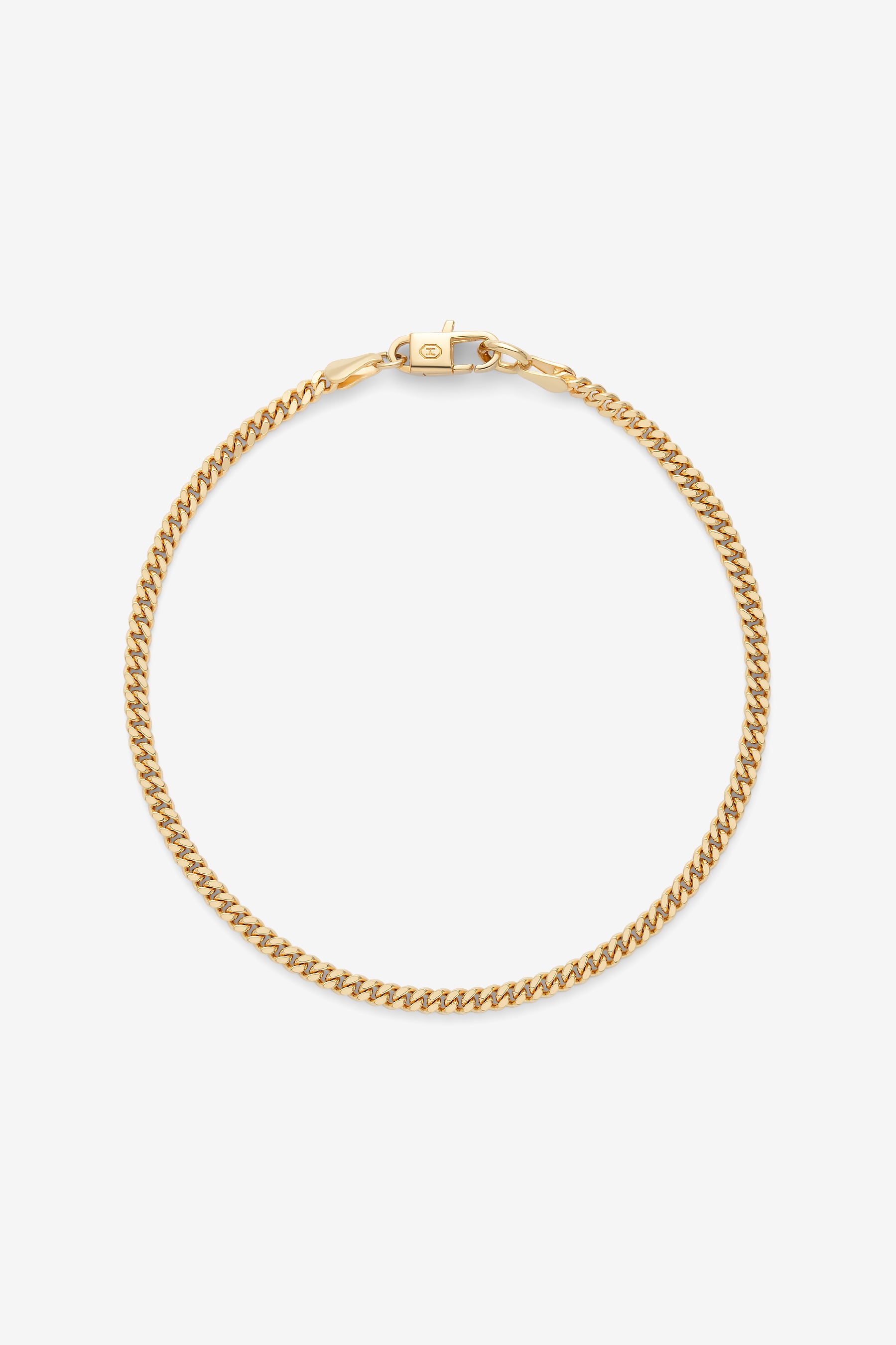 Gold Classic Cuban Bracelet S