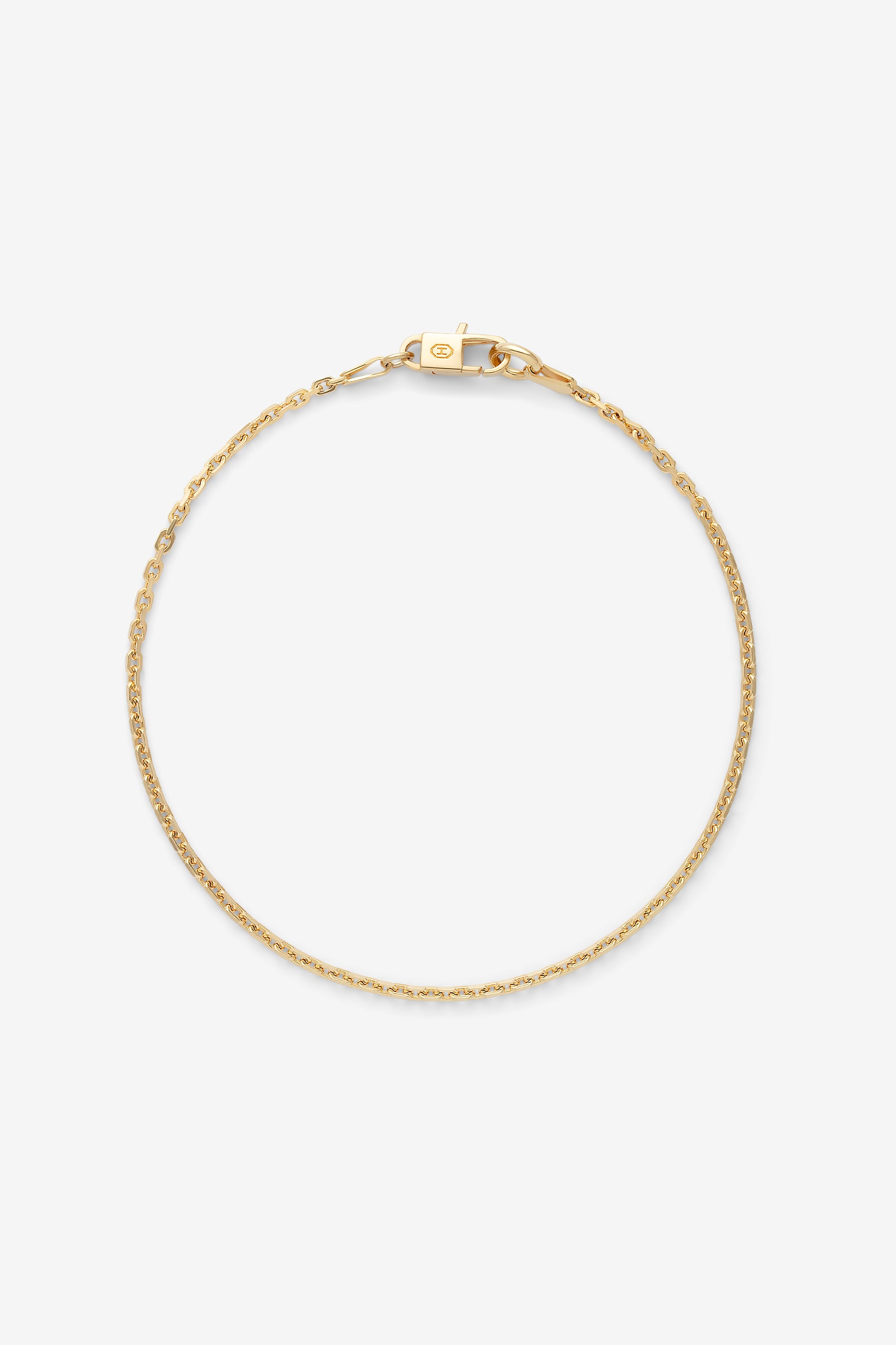 Gold Mini Anchor Bracelet