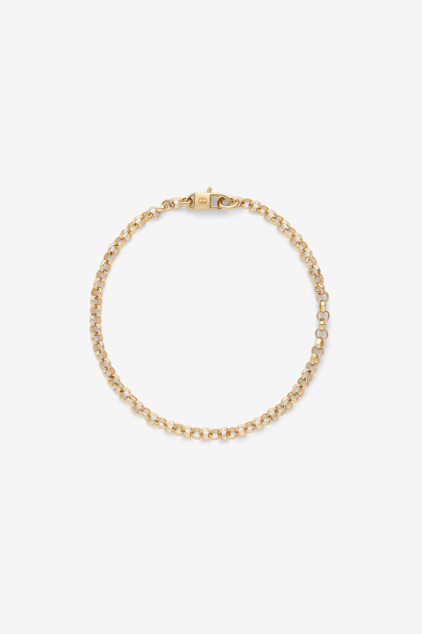 Gold Diamond Cut Belcher Bracelet