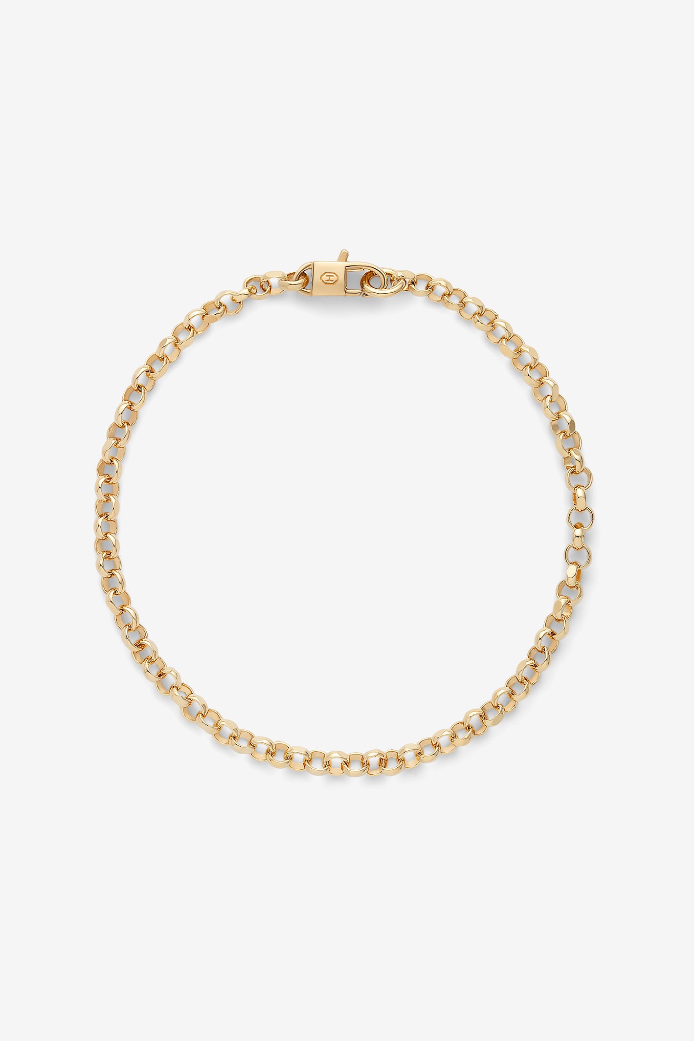 Gold Diamond Cut Belcher Bracelet
