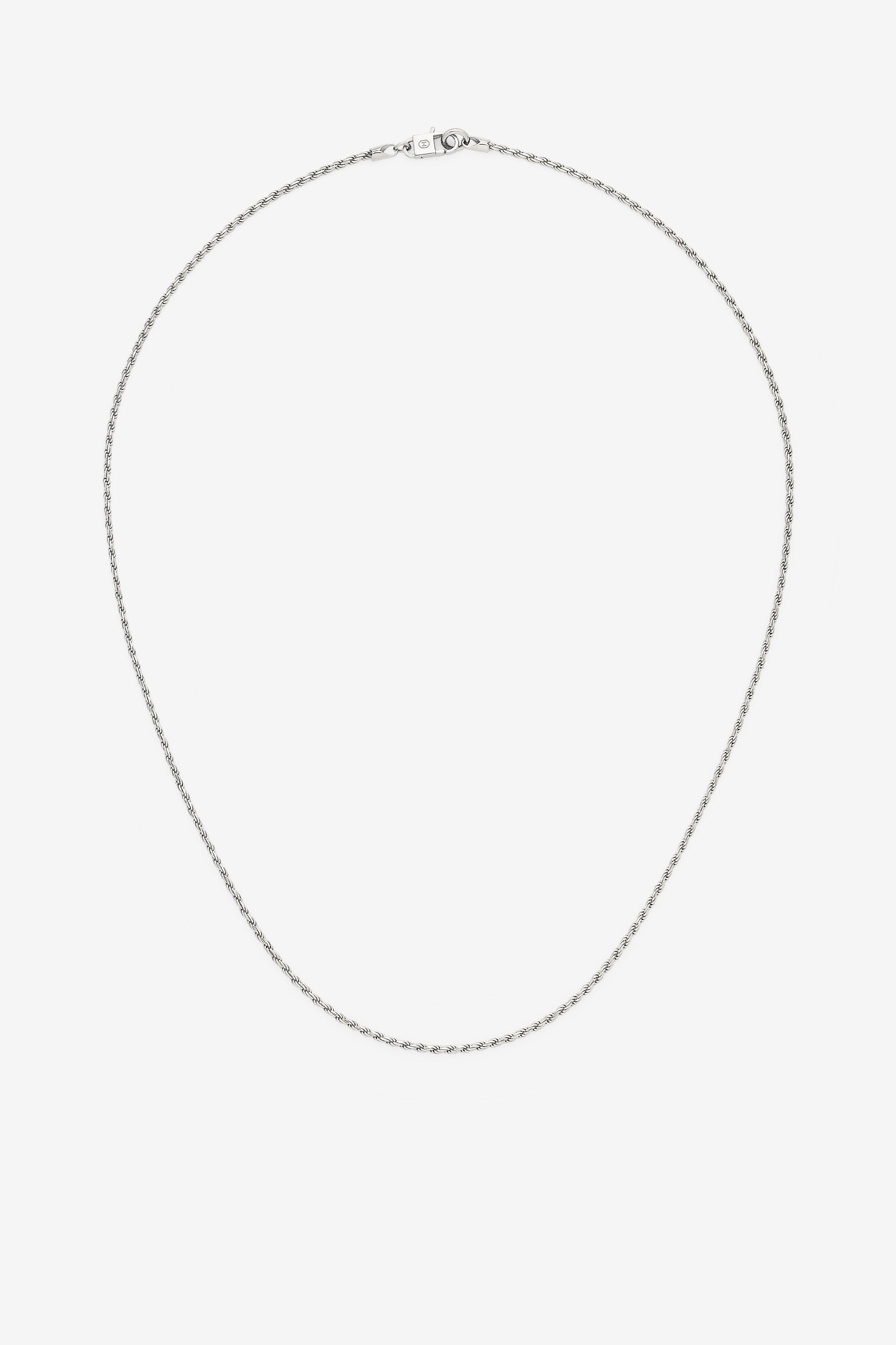 Silver Twisted Rope Chain S