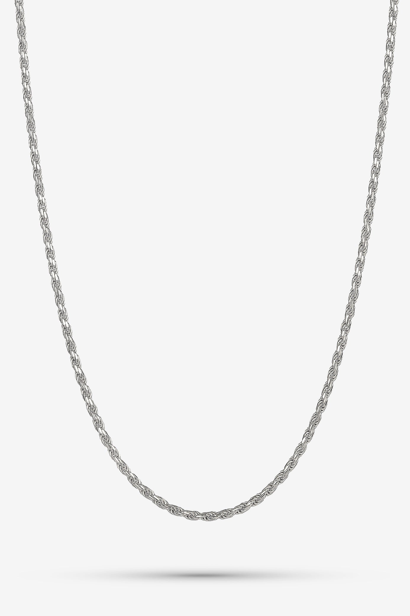 Silver Twisted Rope Chain S