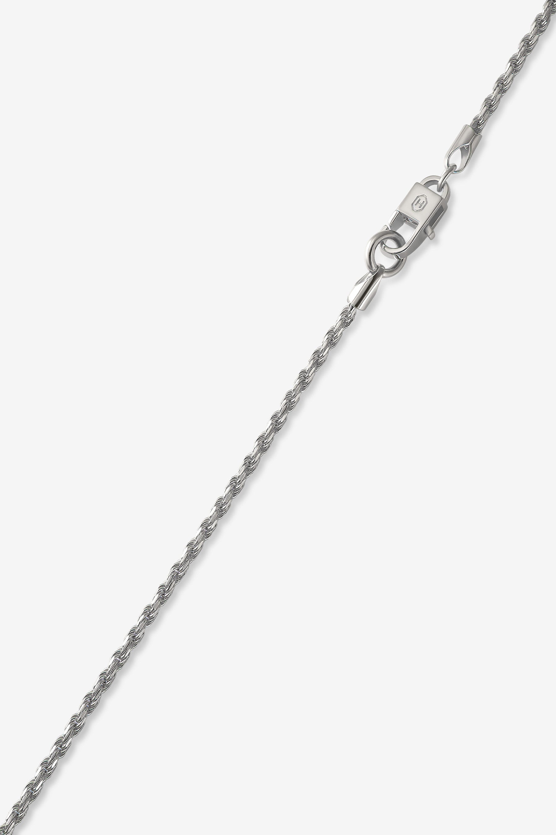 Silver Twisted Rope Bracelet S