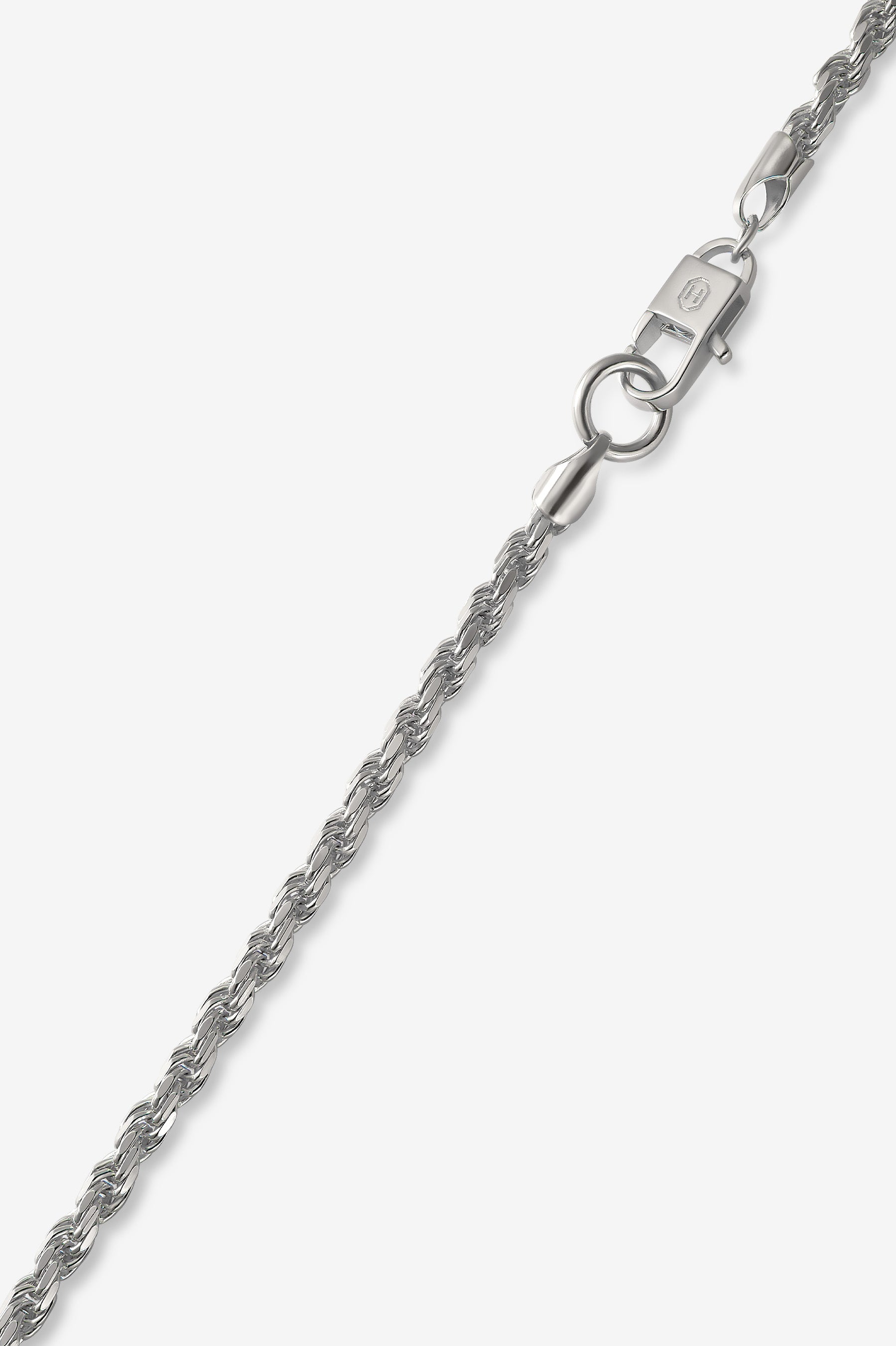 Silver Twisted Rope Chain M